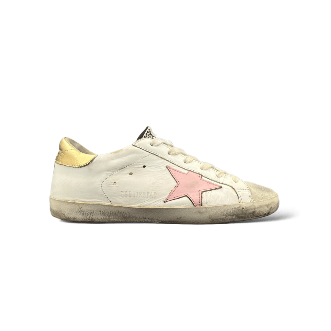 Golden Goose Super Star / Doré / Rose / 36