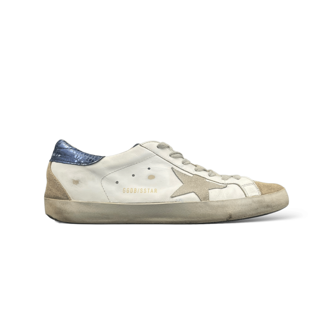 Golden Goose Super Star / Blanc / Bleu / 42