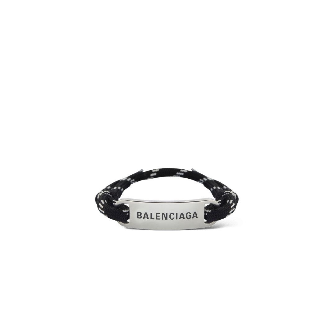 Balenciaga Bracelet Plate / Noir / Taille Unique