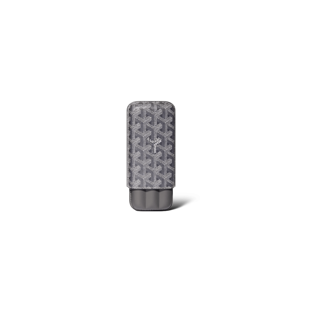 0000003657 Goyard Churchill 3 Cigar Case / Monogram gris / Mini