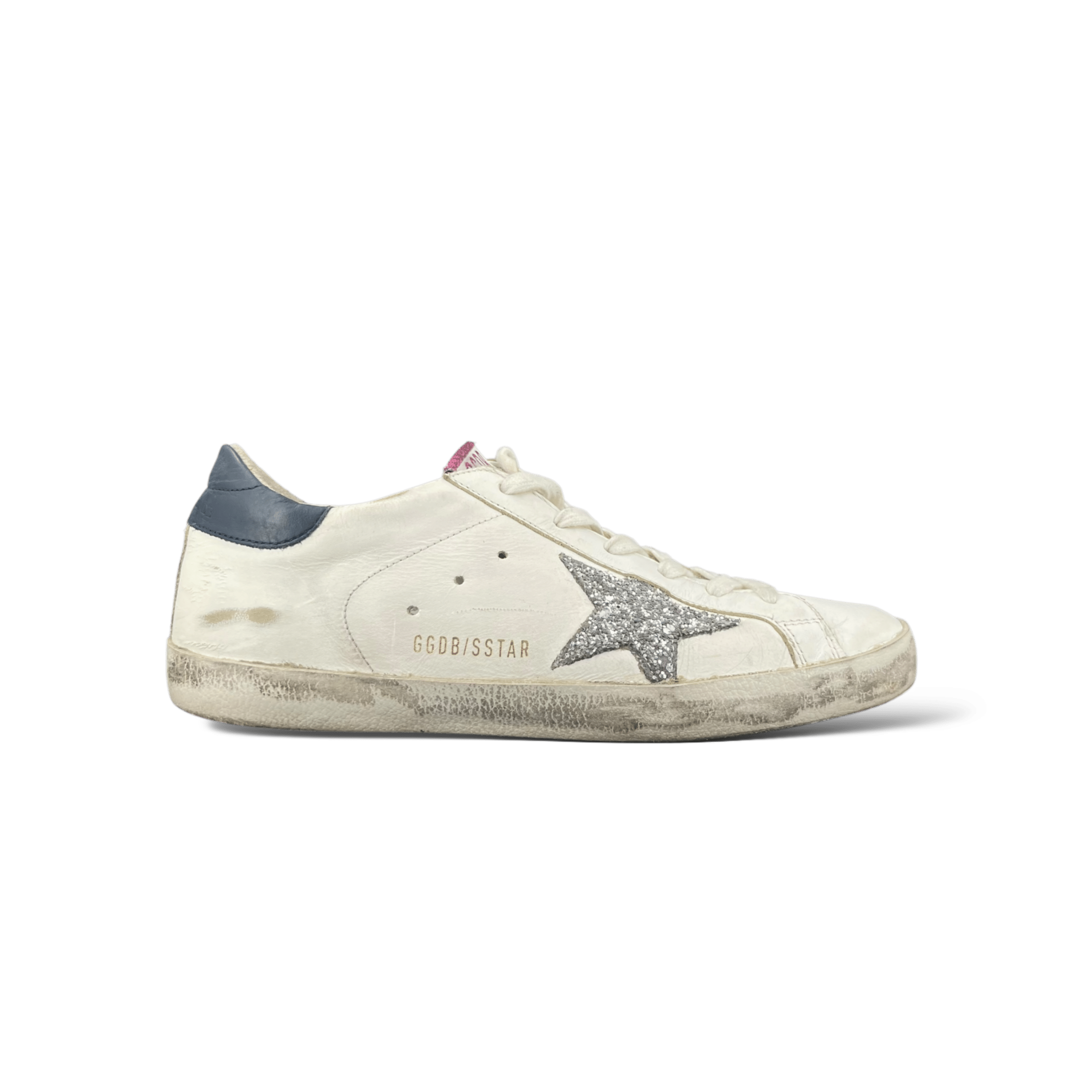 Golden Goose Super Star / Bleu / Argenté / Rose / 38
