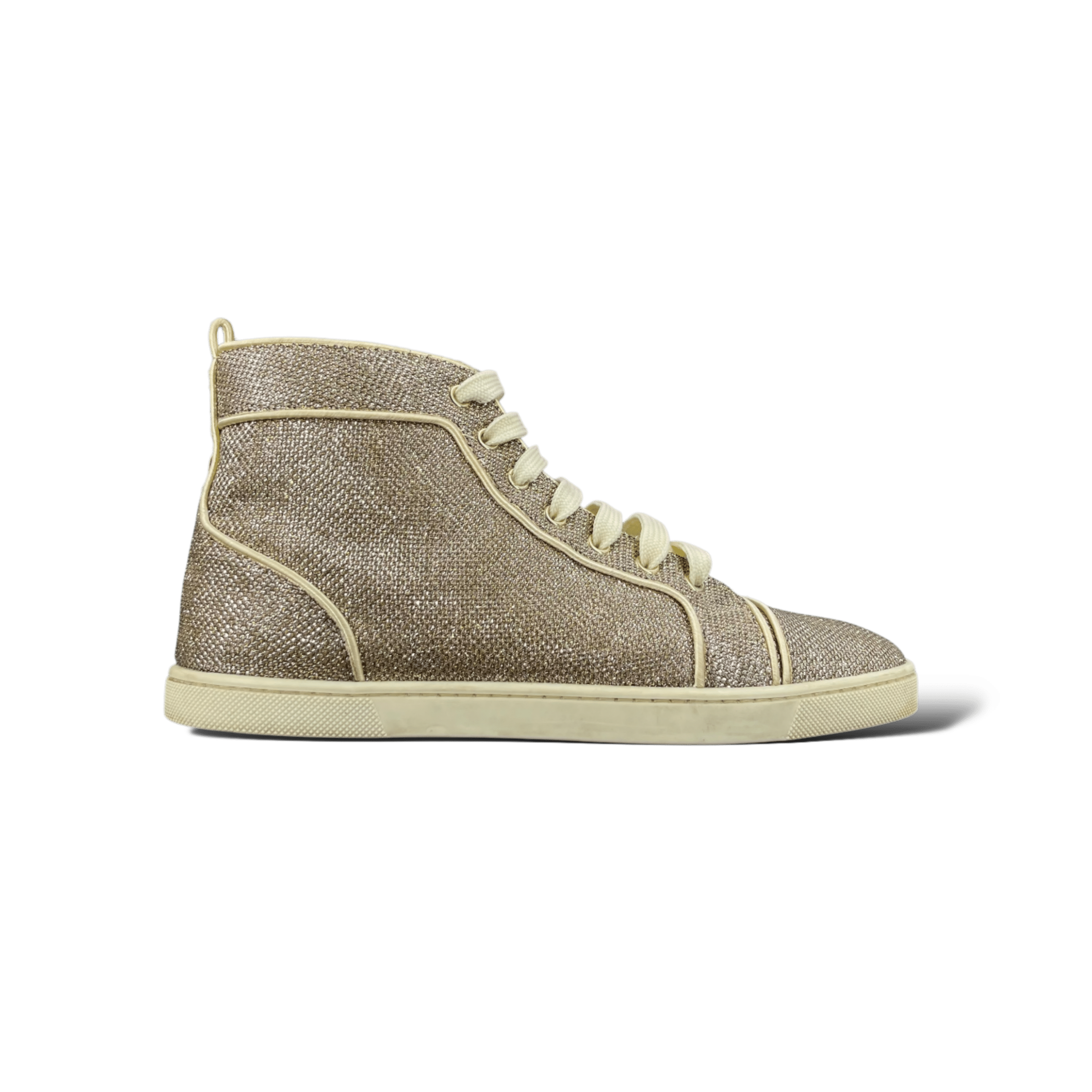 Christian Louboutin Montantes Louis / Doré / Rouge / 40