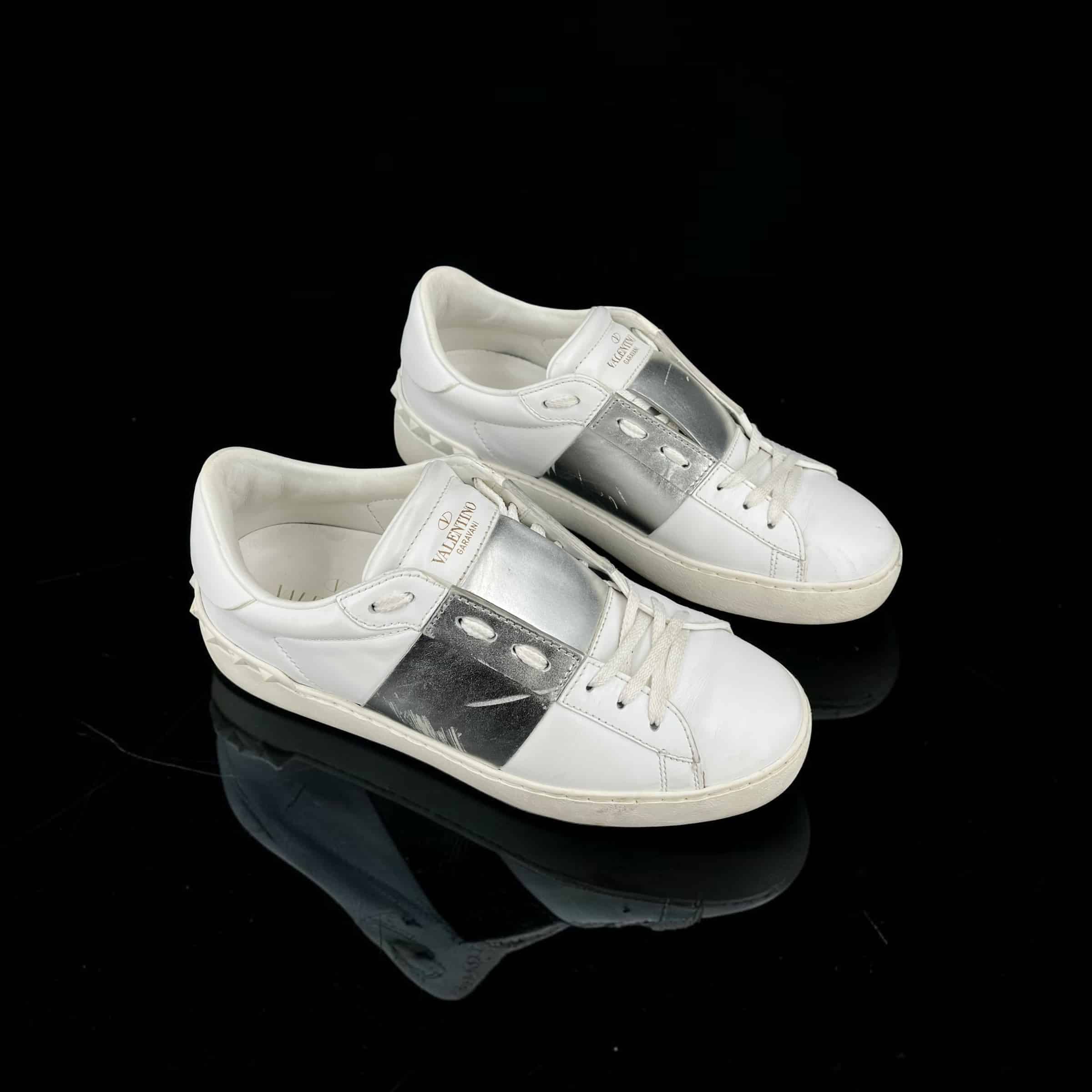 Valentino Open / Blanc / Argenté / 37 – 2