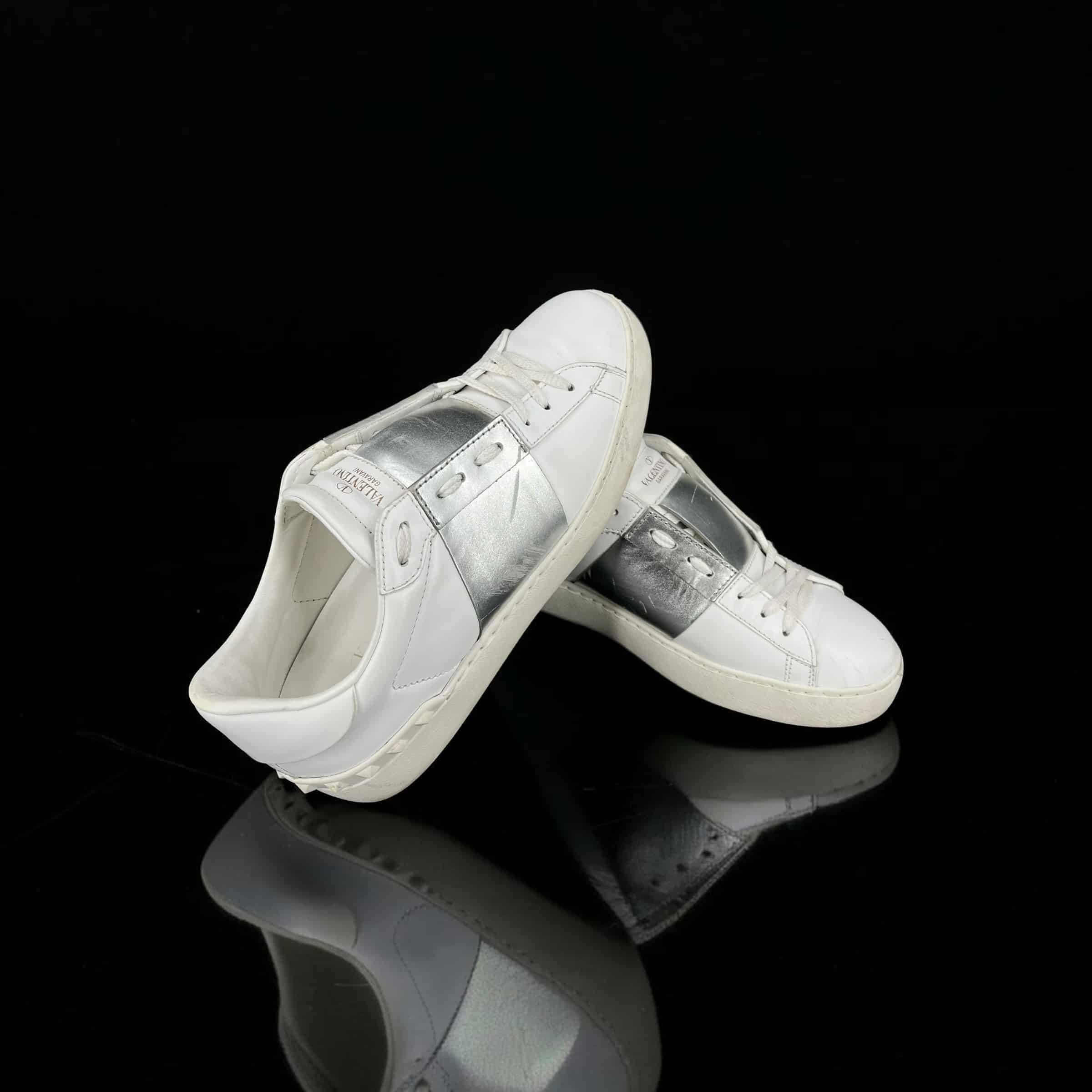 Valentino Open / Blanc / Argenté / 37 – 3
