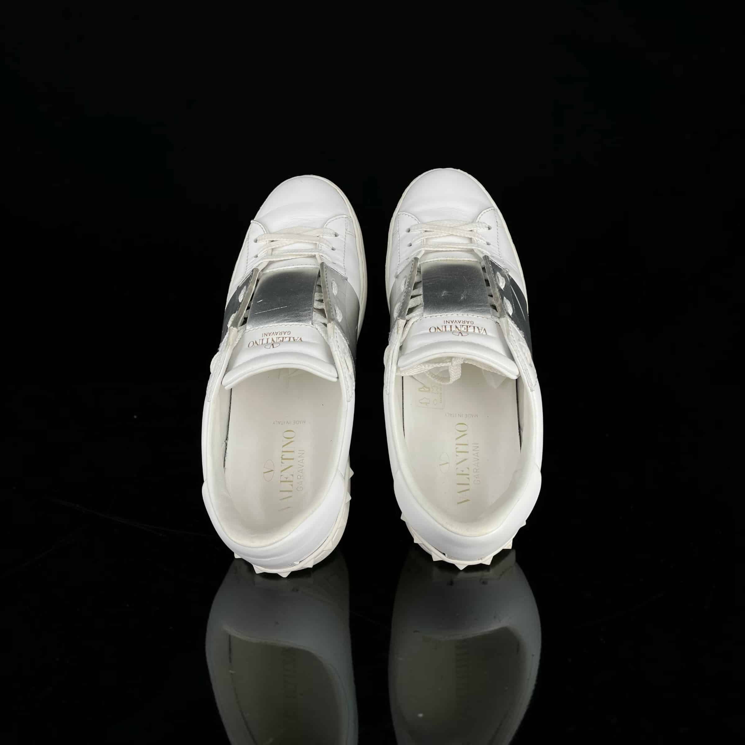 Valentino Open / Blanc / Argenté / 37 – 5