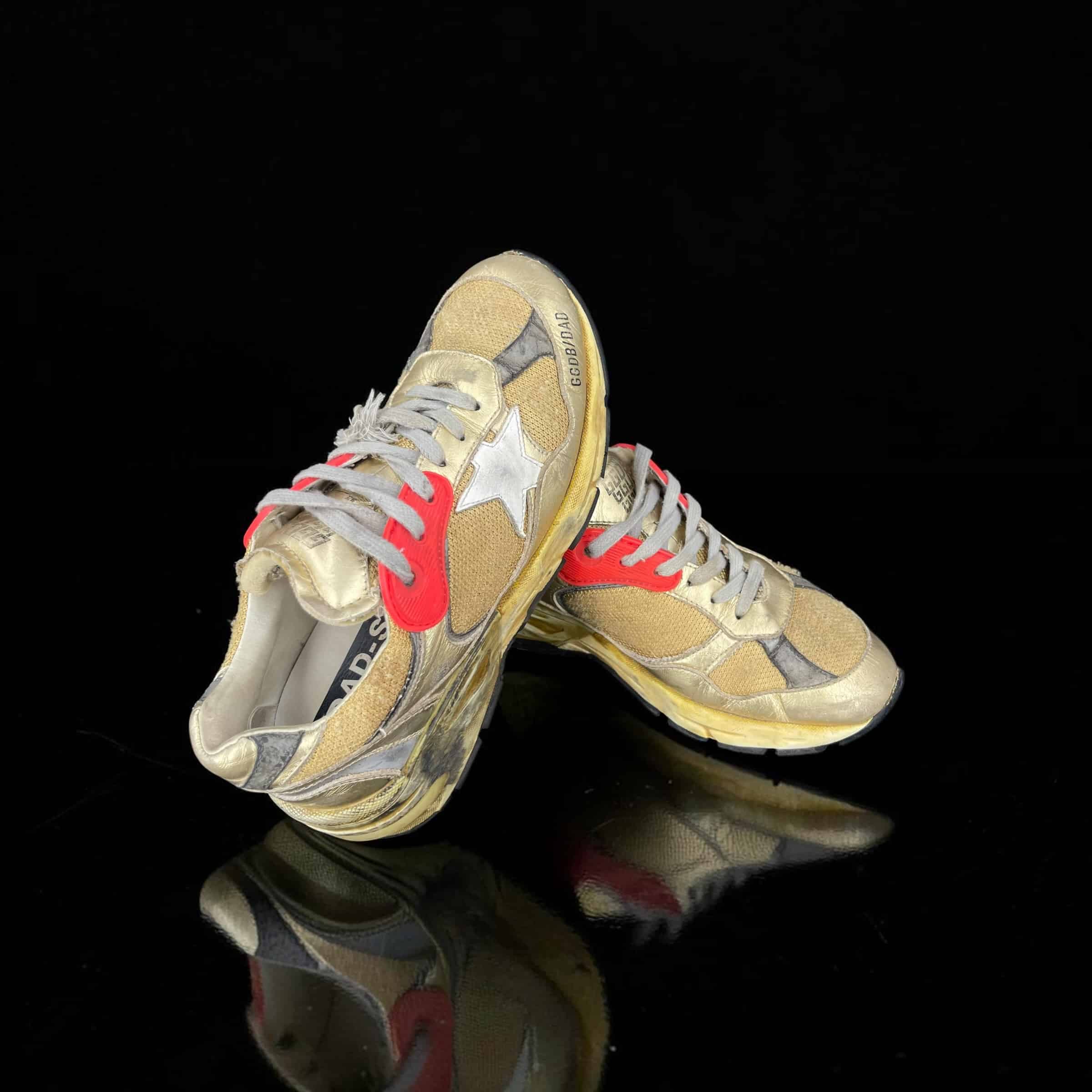 Golden Goose Dad Star / Doré / Rouge / 36 – 2