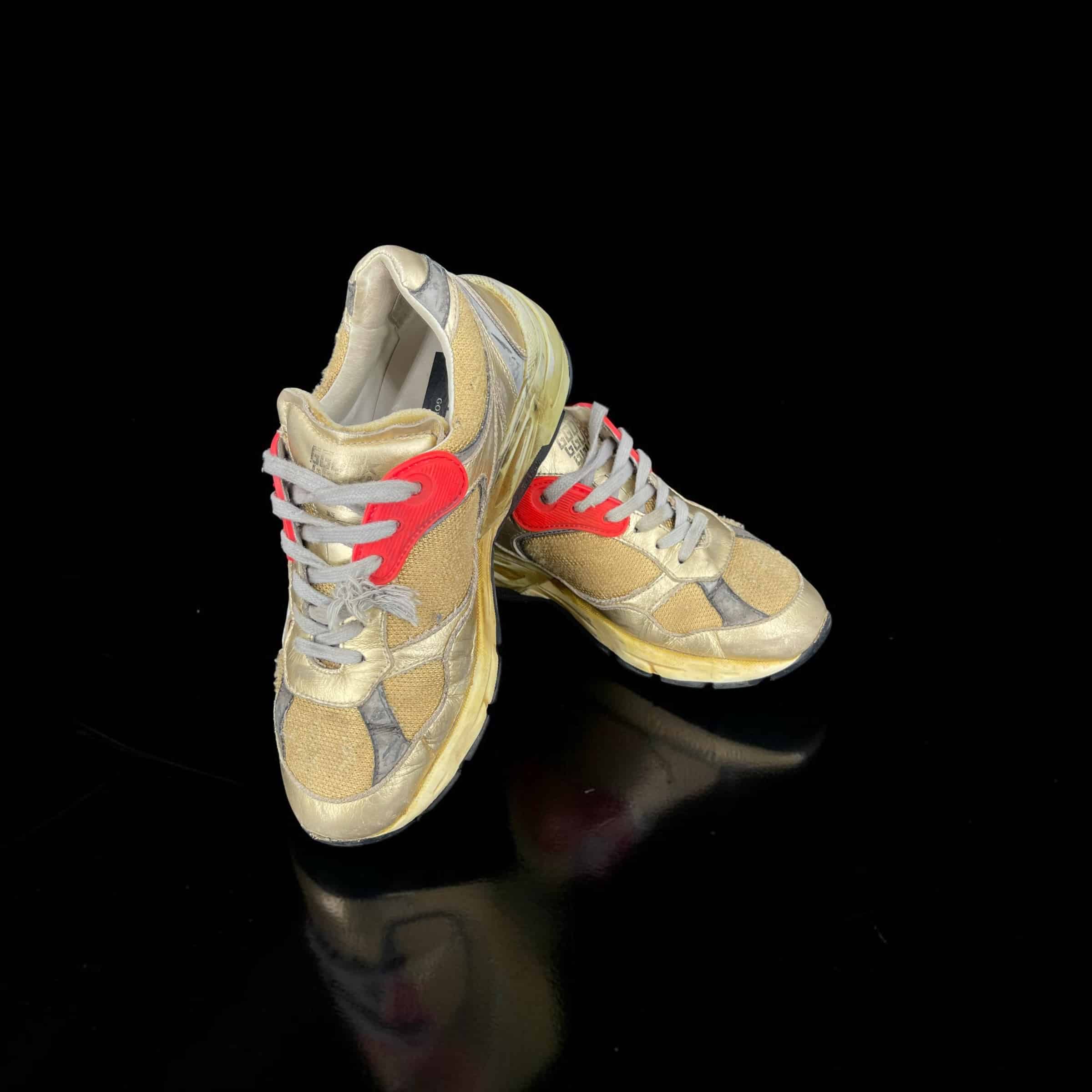 Golden Goose Dad Star / Doré / Rouge / 36 – 3