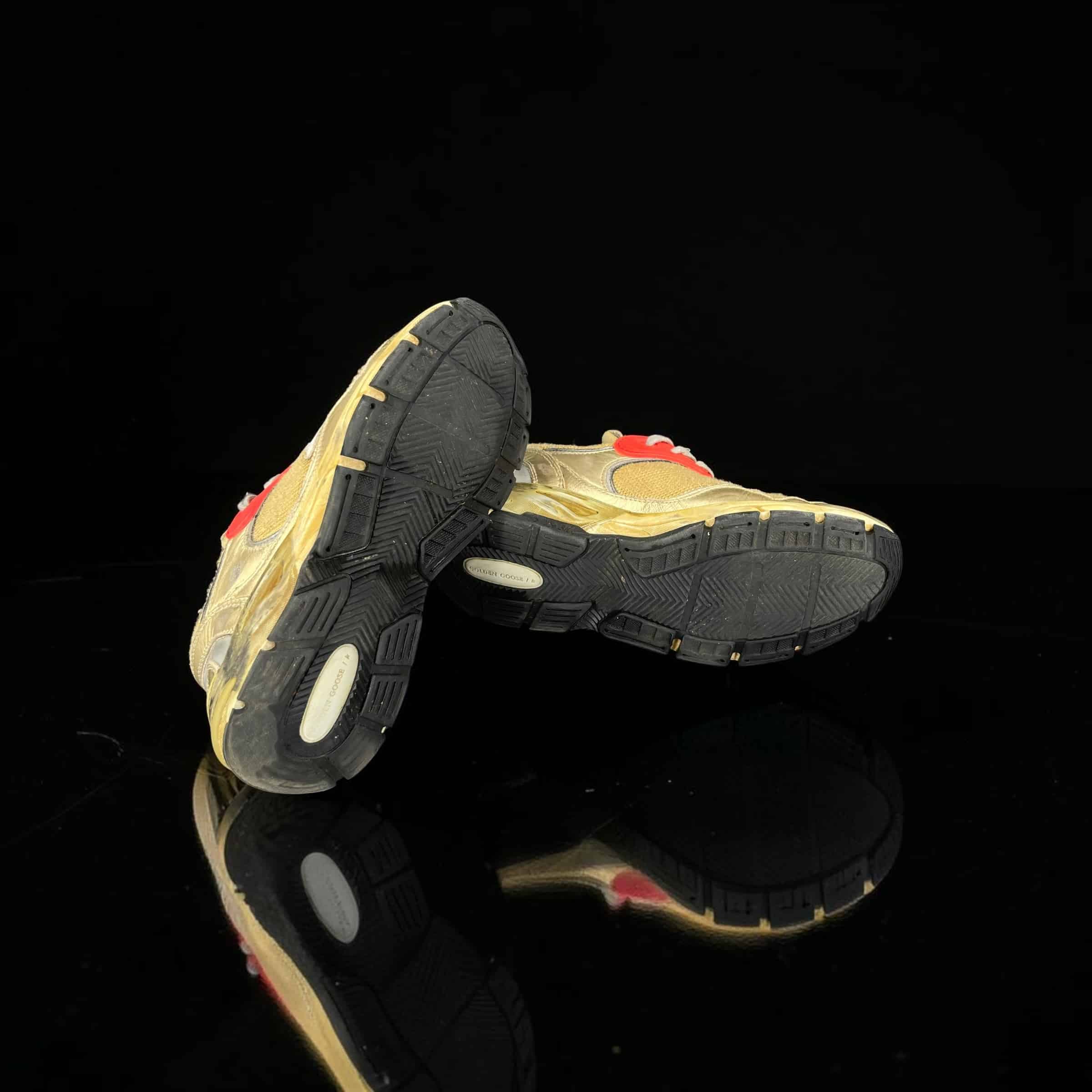 Golden Goose Dad Star / Doré / Rouge / 36 – 5