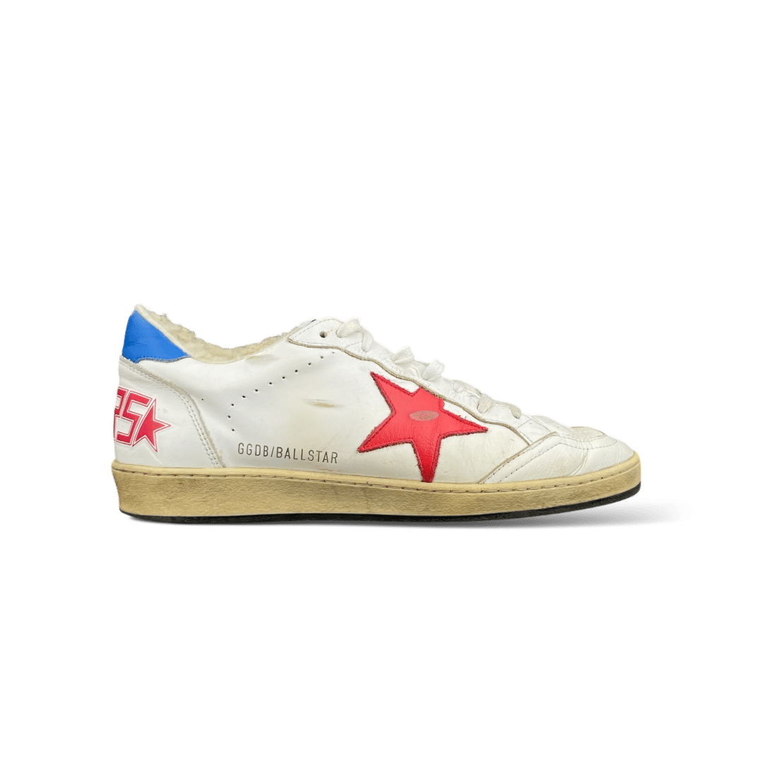 Golden Goose Ball Star Blanc/ Rouge/ Bleu 42