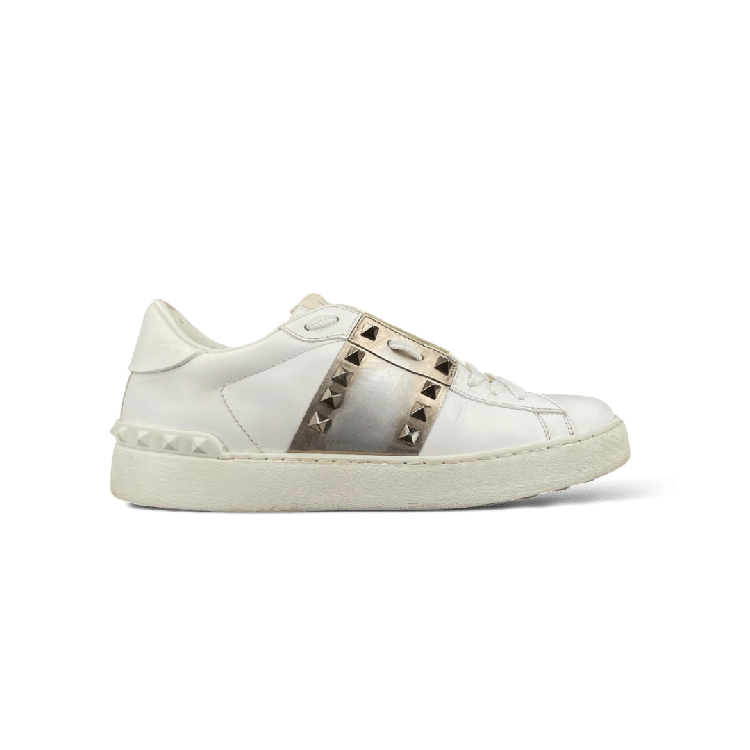 Valentino Rockstud Blanc/ Argenté 38