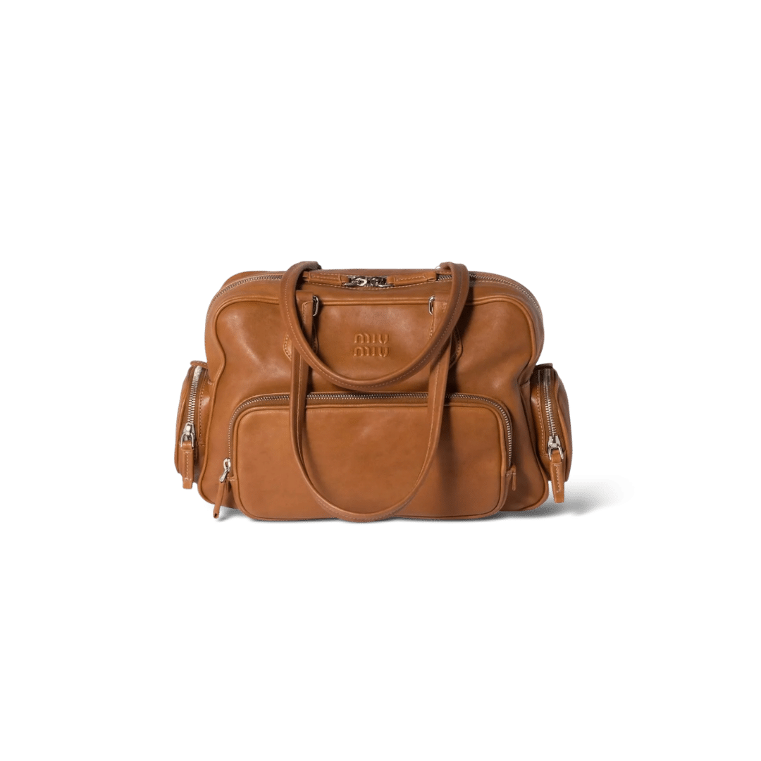 miu miu Sac à poignée supérieure  Marron Médium