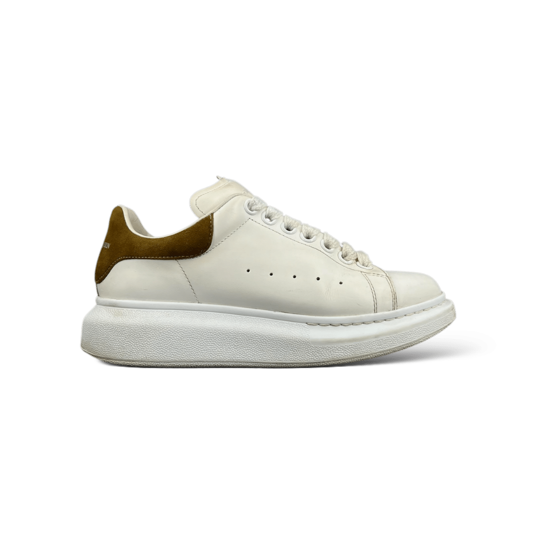 Alexander Mcqueen Oversize / Blanc / Marron / 36.5
