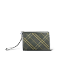Burberry Pochette / Gris / Crème / Small