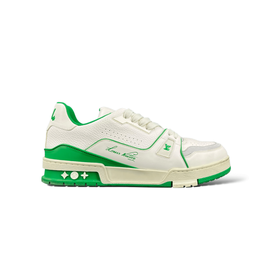 Louis Vuitton Trainers / Blanc / Vert / 43