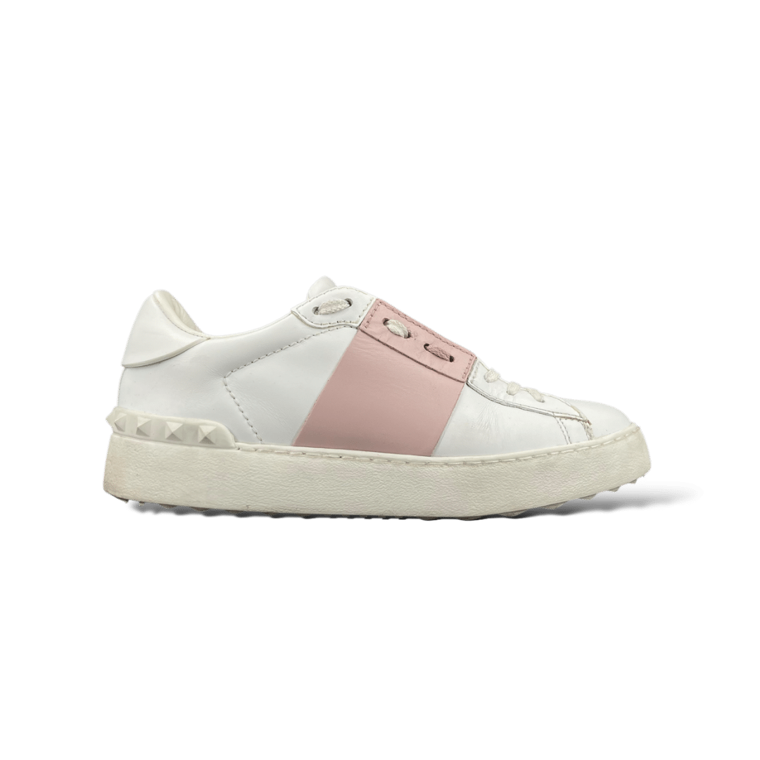 Valentino Open / Blanc / Rose / 36.5