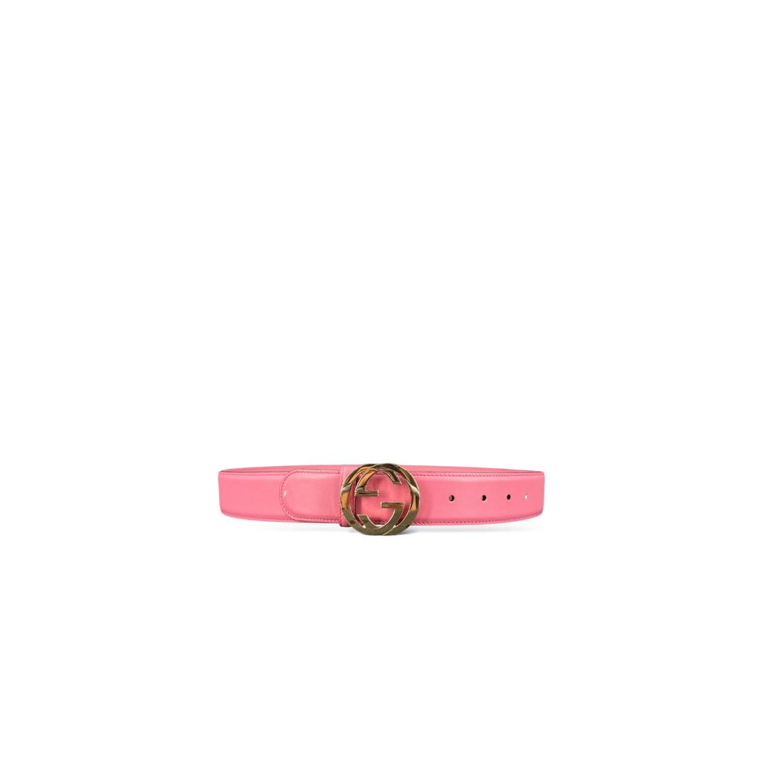 Gucci Interlocking GG / Rose / Doré / 85