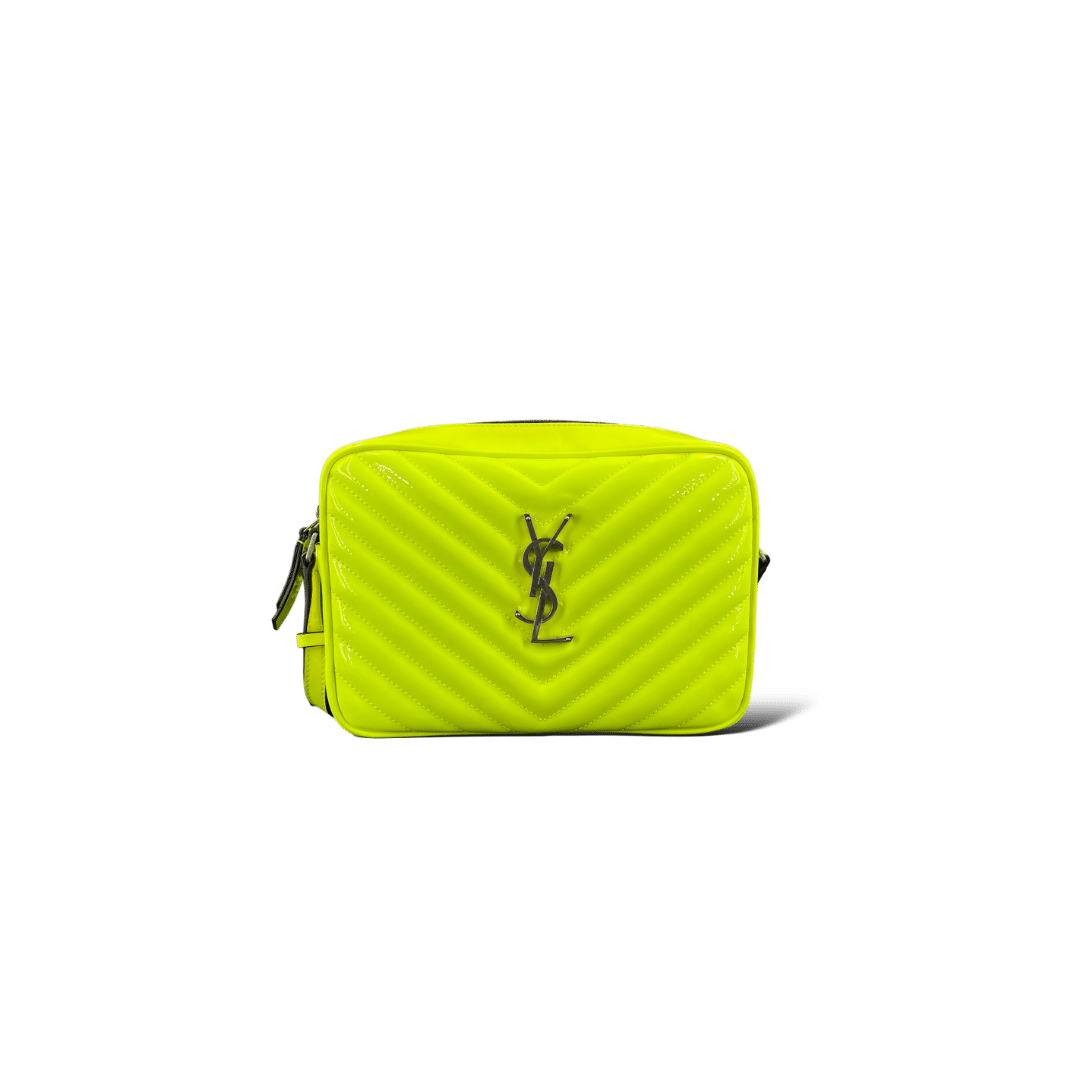Yves Saint Laurent Lou Camera  / Jaune Fluo / Argenté / Médium