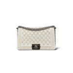 Chanel Boy Blanc Médium