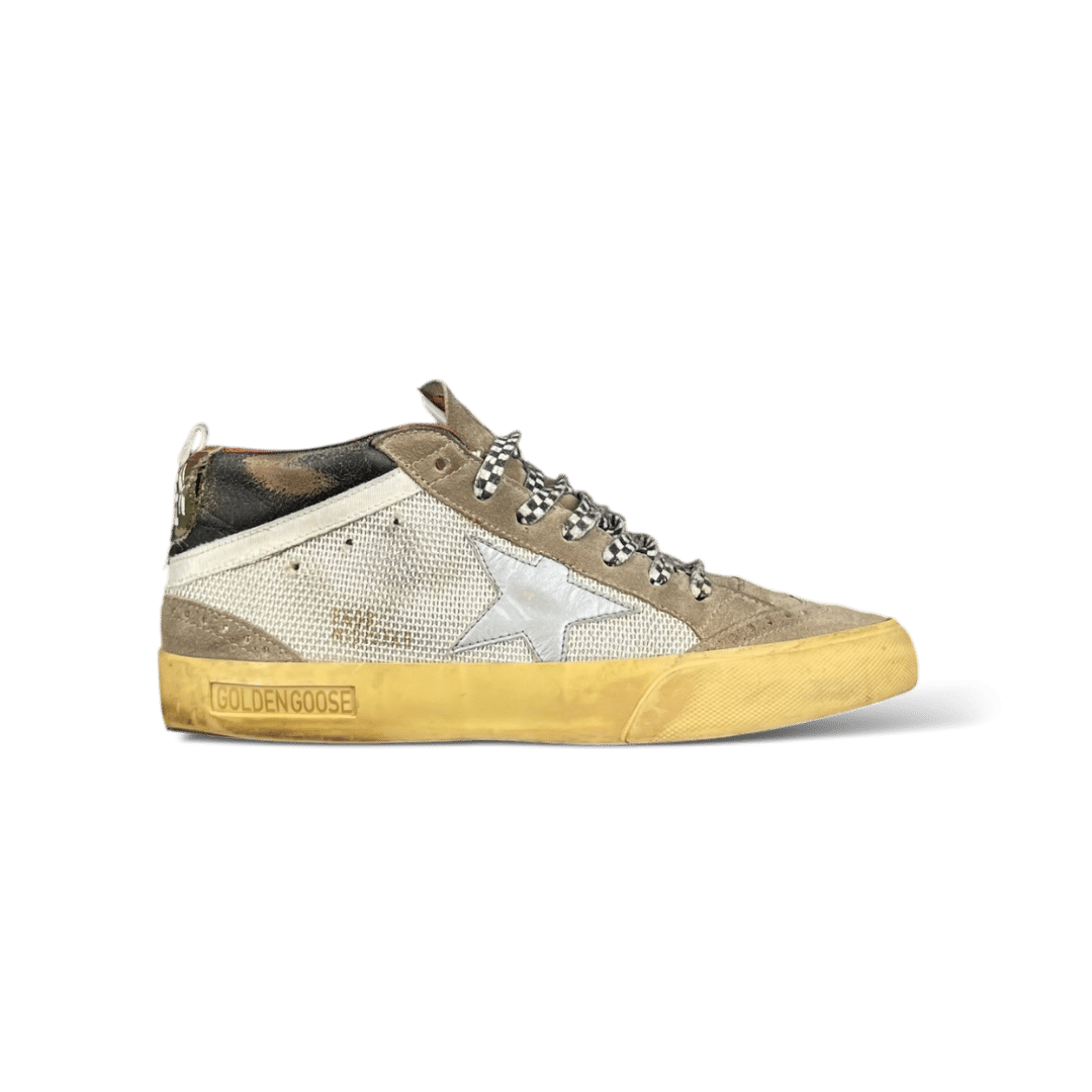 Golden Goose Mid star Gris/Rouge/Blanc 41