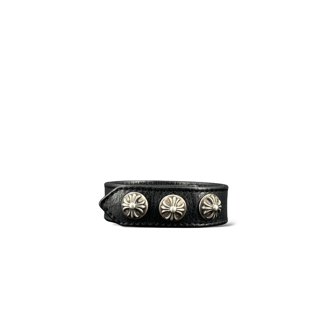 Chrome Hearts Bracelet  / Noir / Argenté / Taille Unique