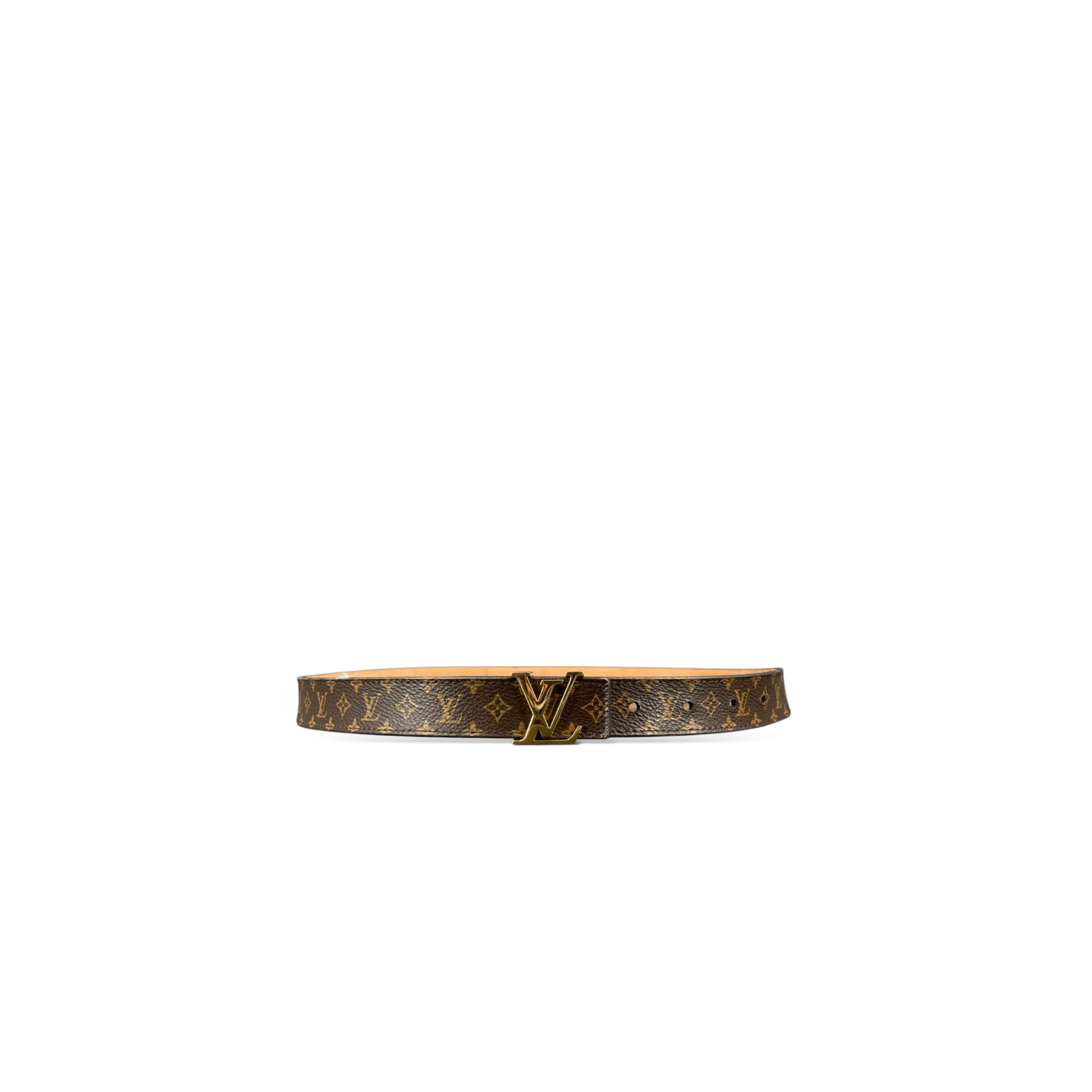Louis Vuitton Ceinture LV / Monogramme / Doré / 85