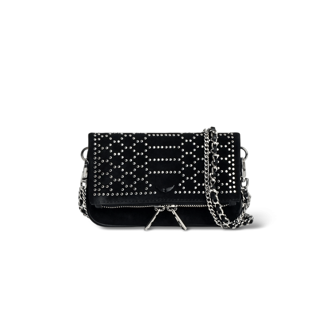 Zadig et Voltaire pochette rock Noir Médium