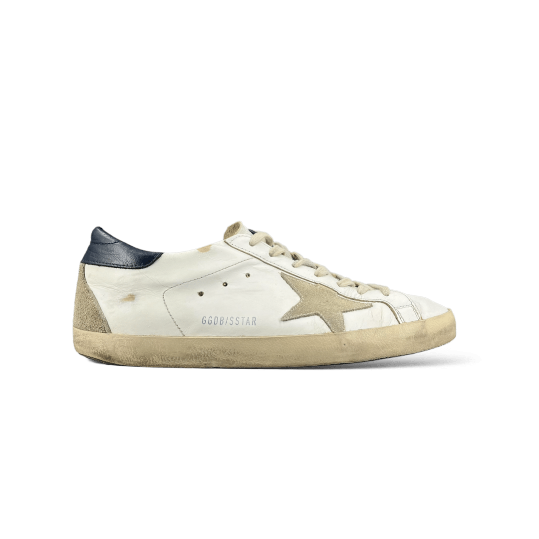 Golden Goose Super Star / Blanc / Bleu / 42