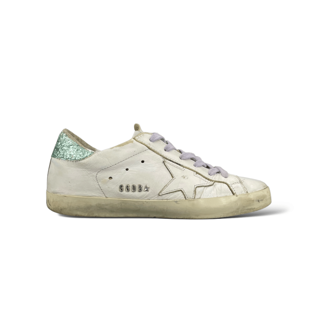 Golden Goose Super Star / Blanc / Violet / 37