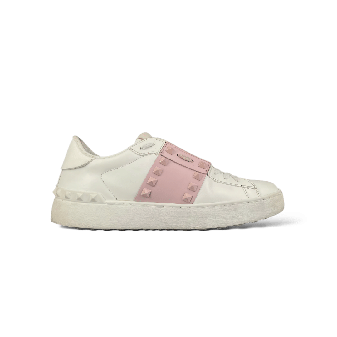 Valentino Rockstud / Blanc / Rose / 36
