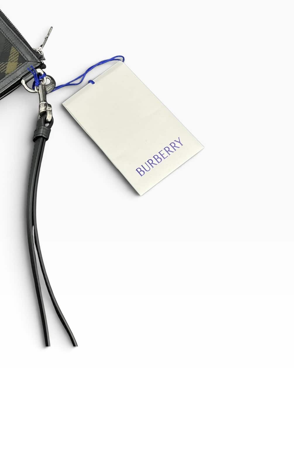 Burberry Pochette / Gris / Crème / Small – 5