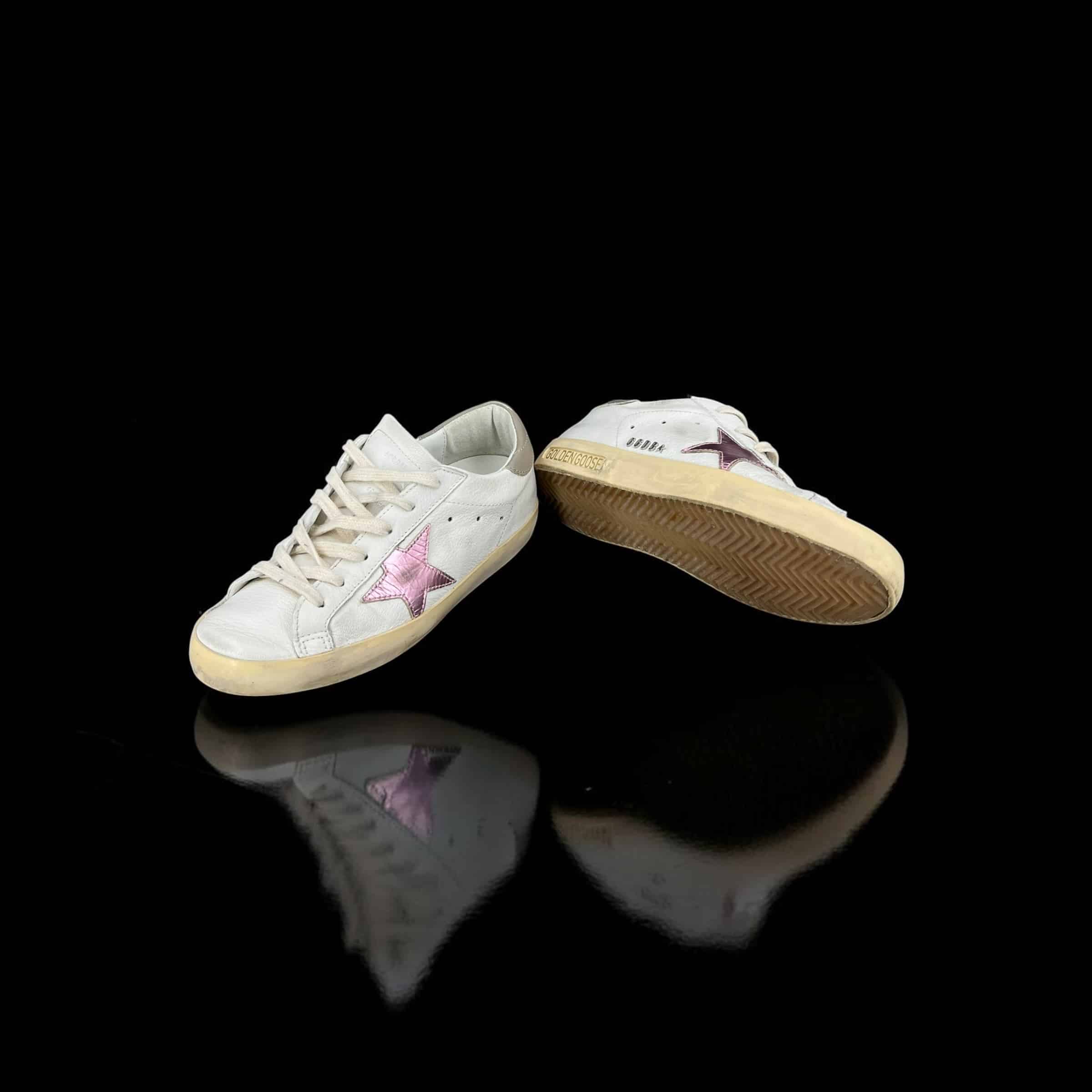 Golden Goose Super Star Blanc/Rose/Beige 36 – 3