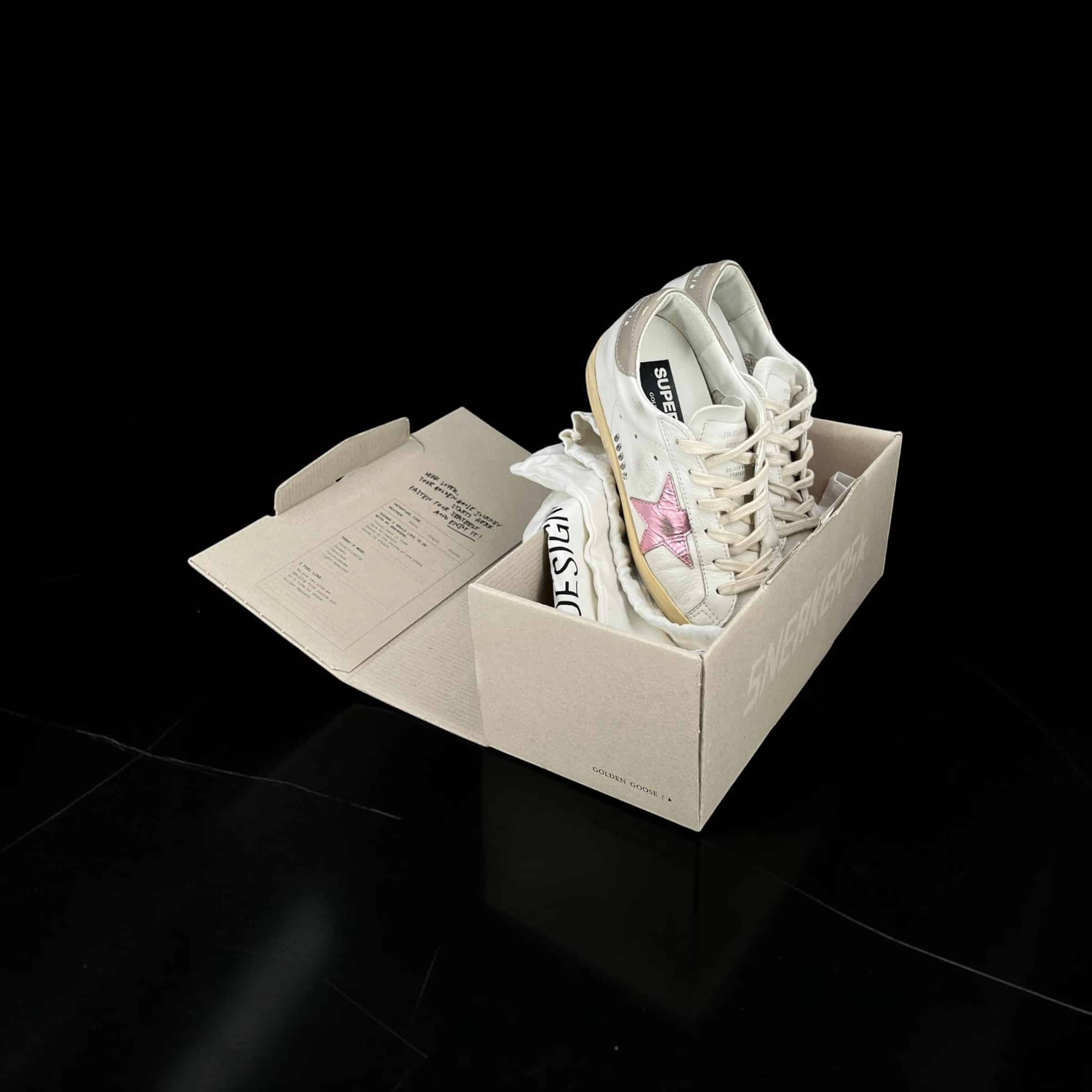 Golden Goose Super Star Blanc/Rose/Beige 36 – 6
