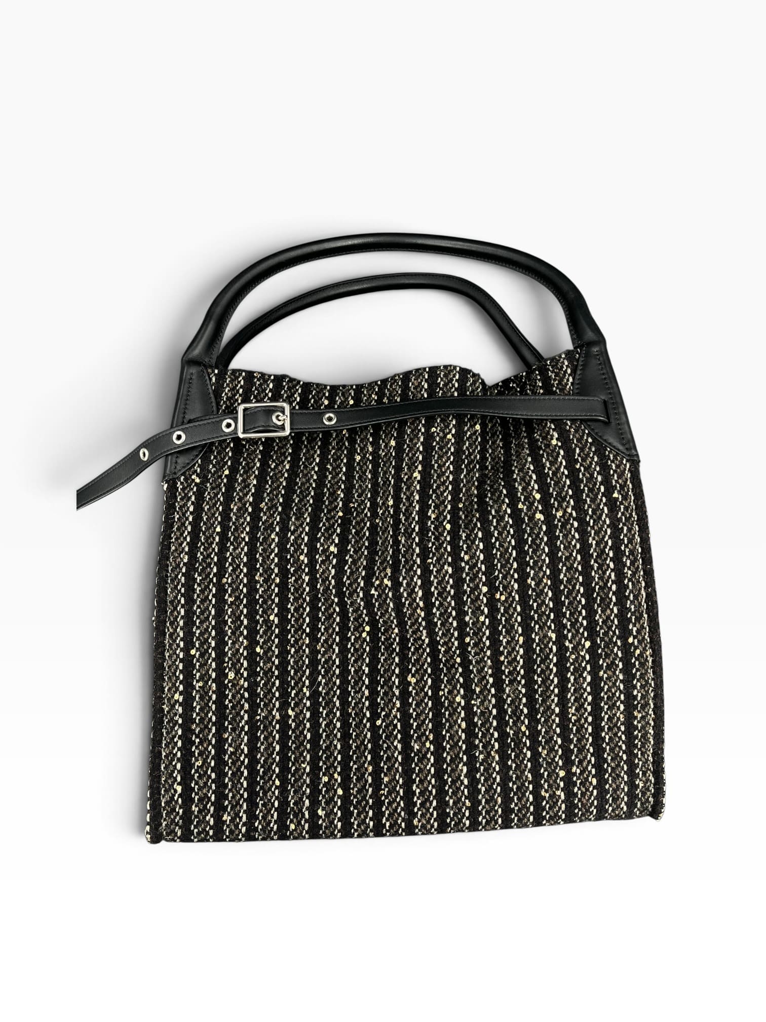Celine Twisted cabas / Noir /Doré / Large – 3