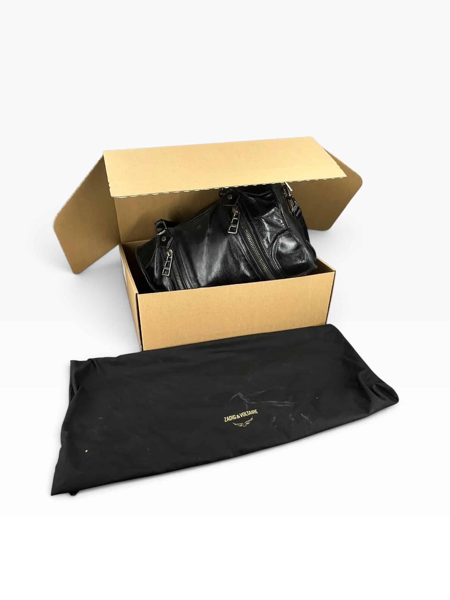 Zadig et Voltaire sunny / Noir / Argenté / Tall – 6