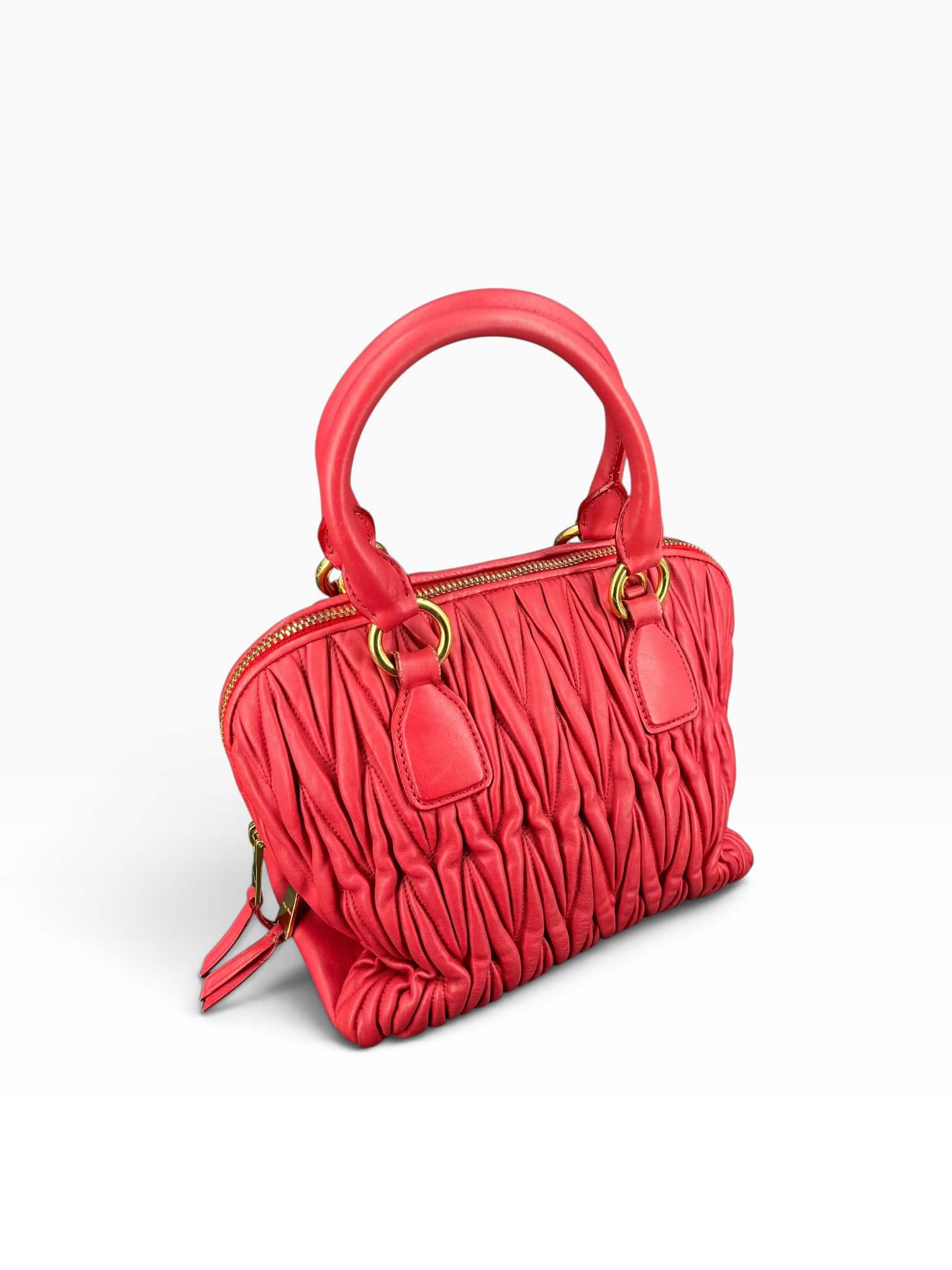 miu miu Sac à main / Rouge / Doré / Small – 3