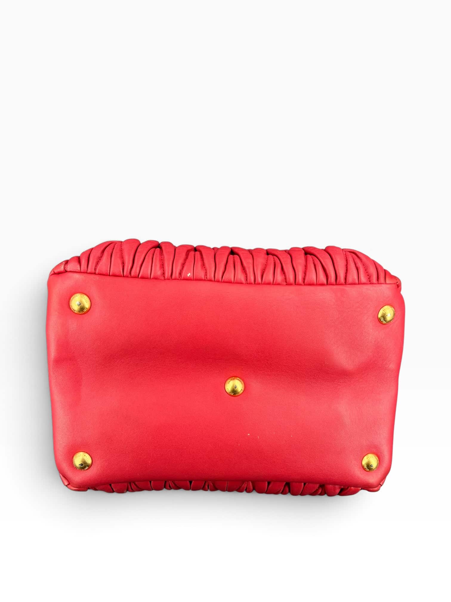 miu miu Sac à main / Rouge / Doré / Small – 4