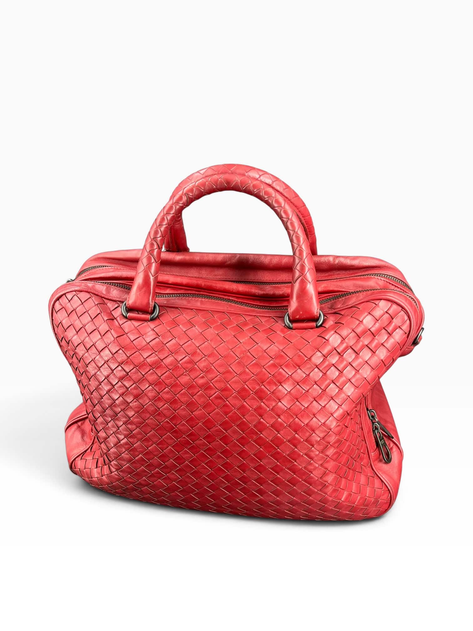 Bottega Veneta Nodini  / Rouge / Médium