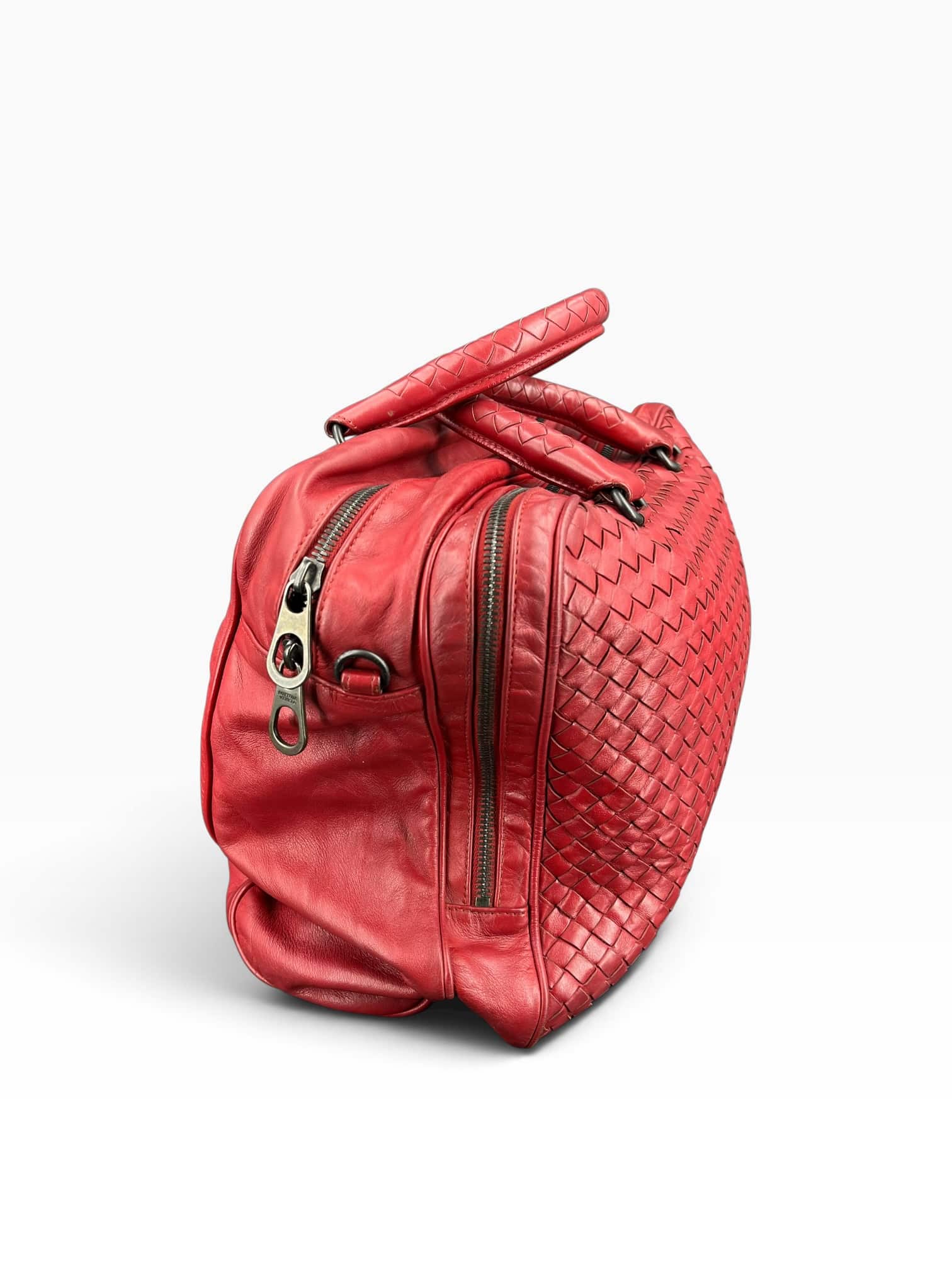 Bottega Veneta Nodini / Rouge / Médium – 2