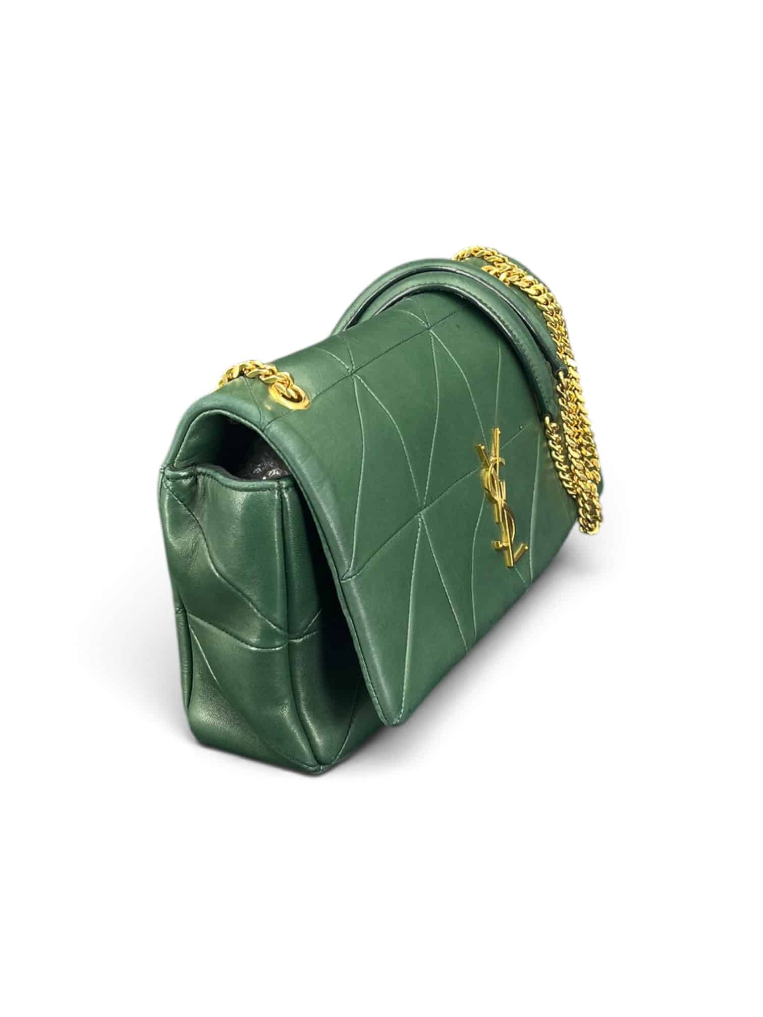 Yves Saint Laurent Jamie Vert/Or Médium – 2