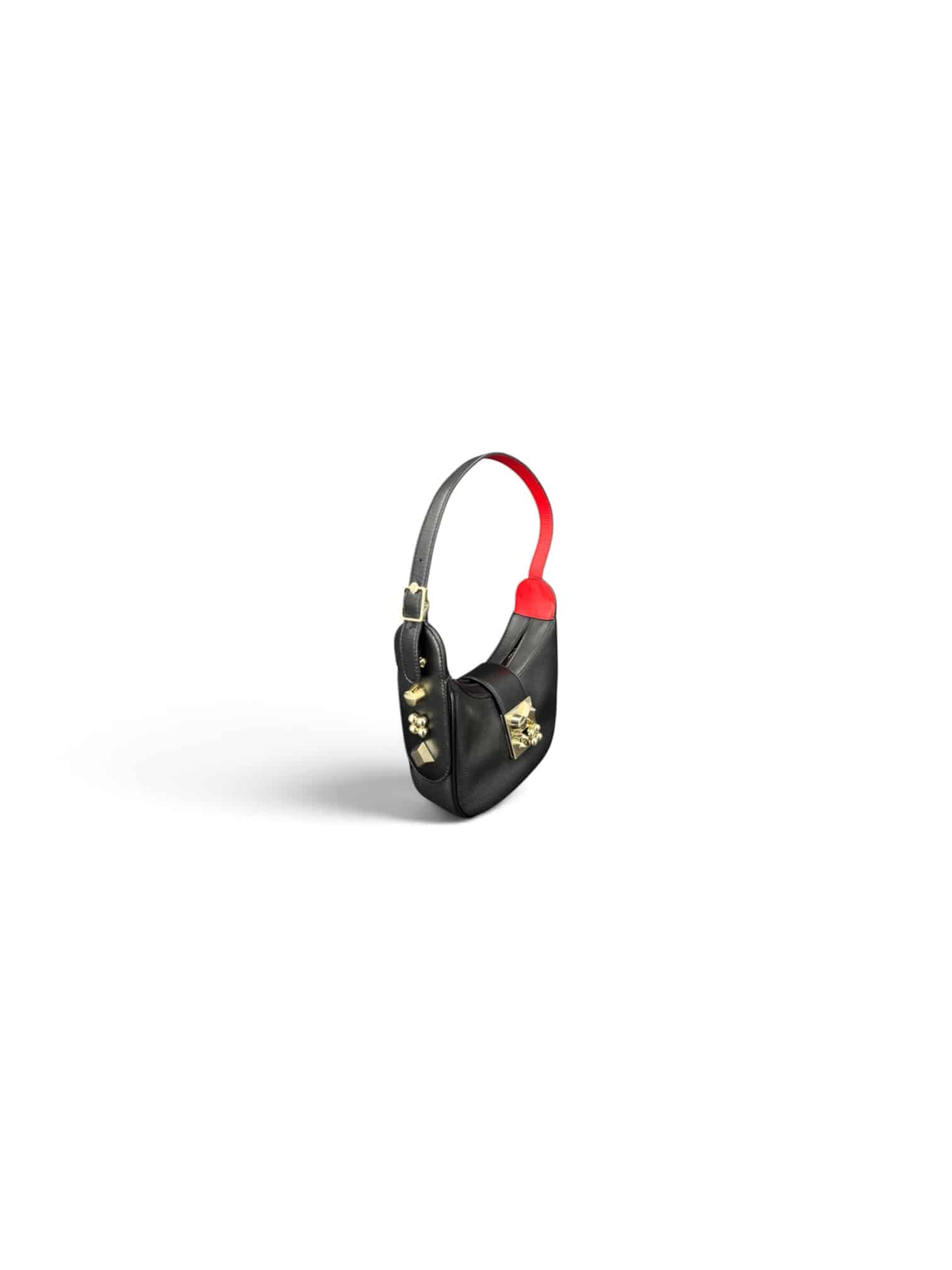 Christian Louboutin Carasky Noir/Rouge Small