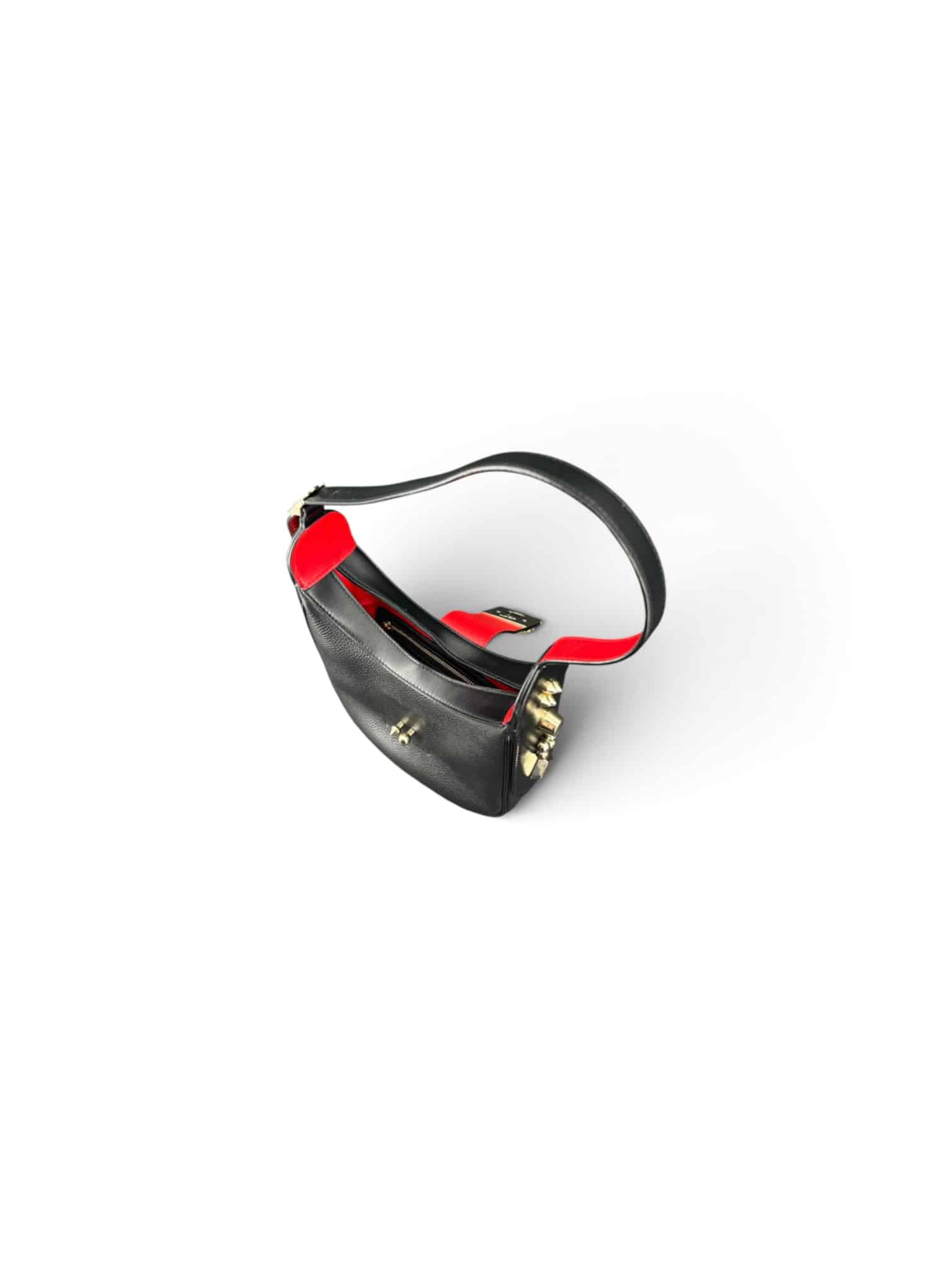 Christian Louboutin Carasky Noir/Rouge Small – 2
