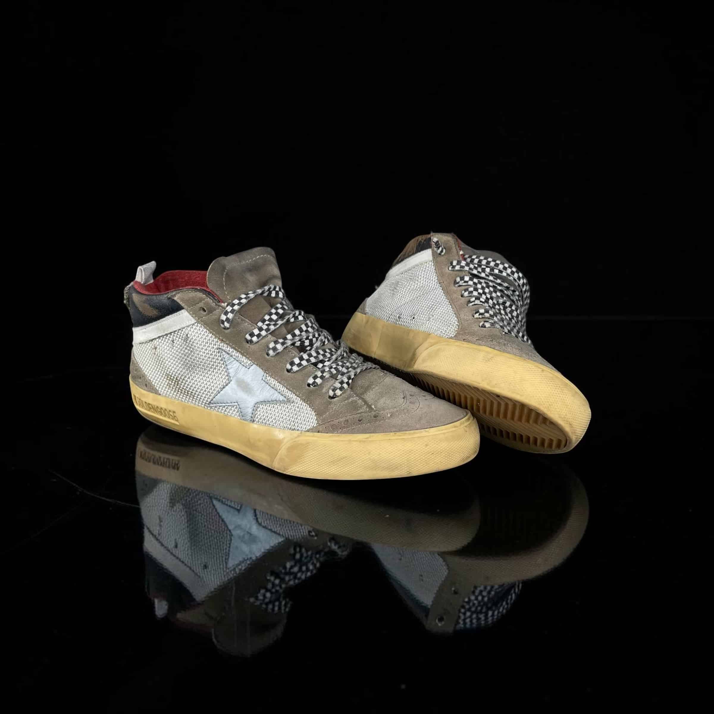 Golden Goose Mid star Gris/Rouge/Blanc 41 – 5