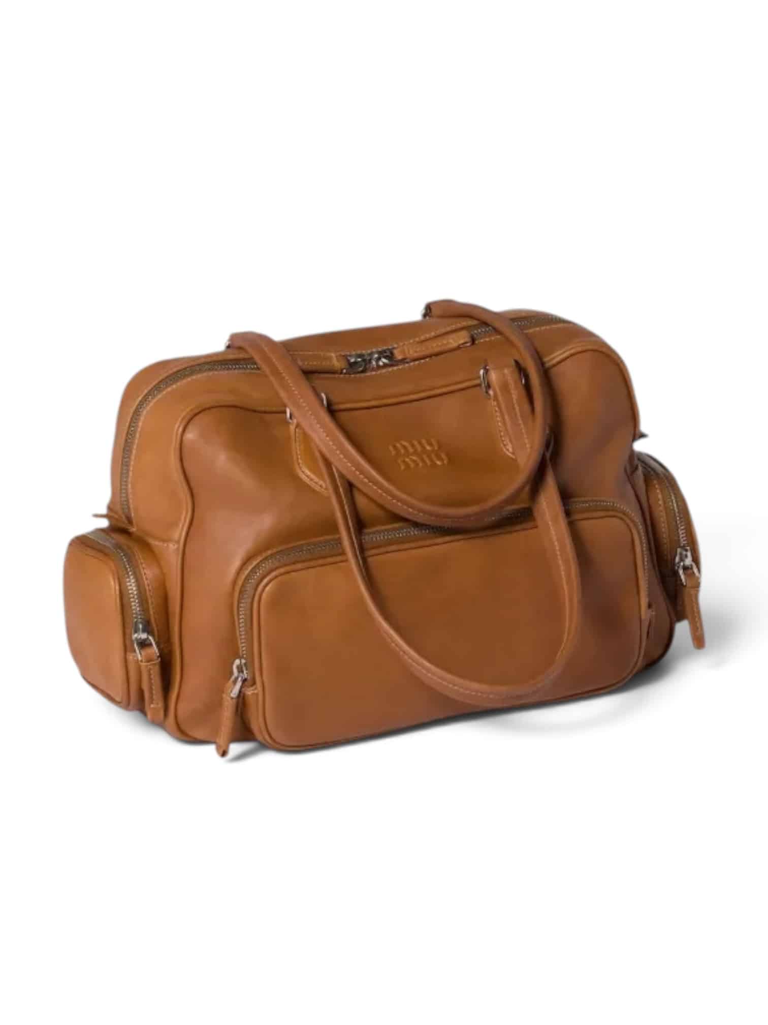 miu miu Sac à poignée supérieure Marron Médium – 2
