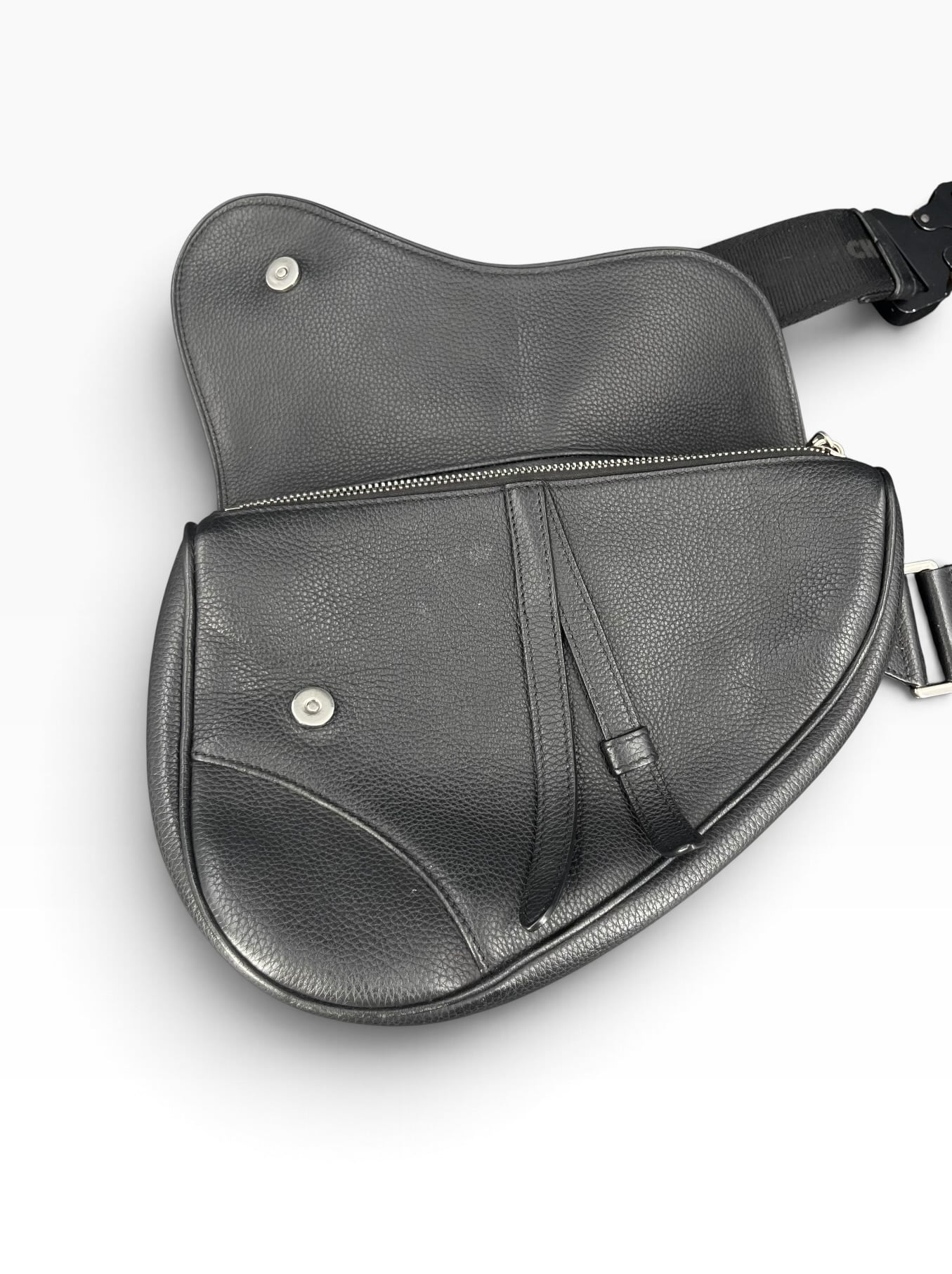Dior Pochette Saddle / Noir / Médium – 3