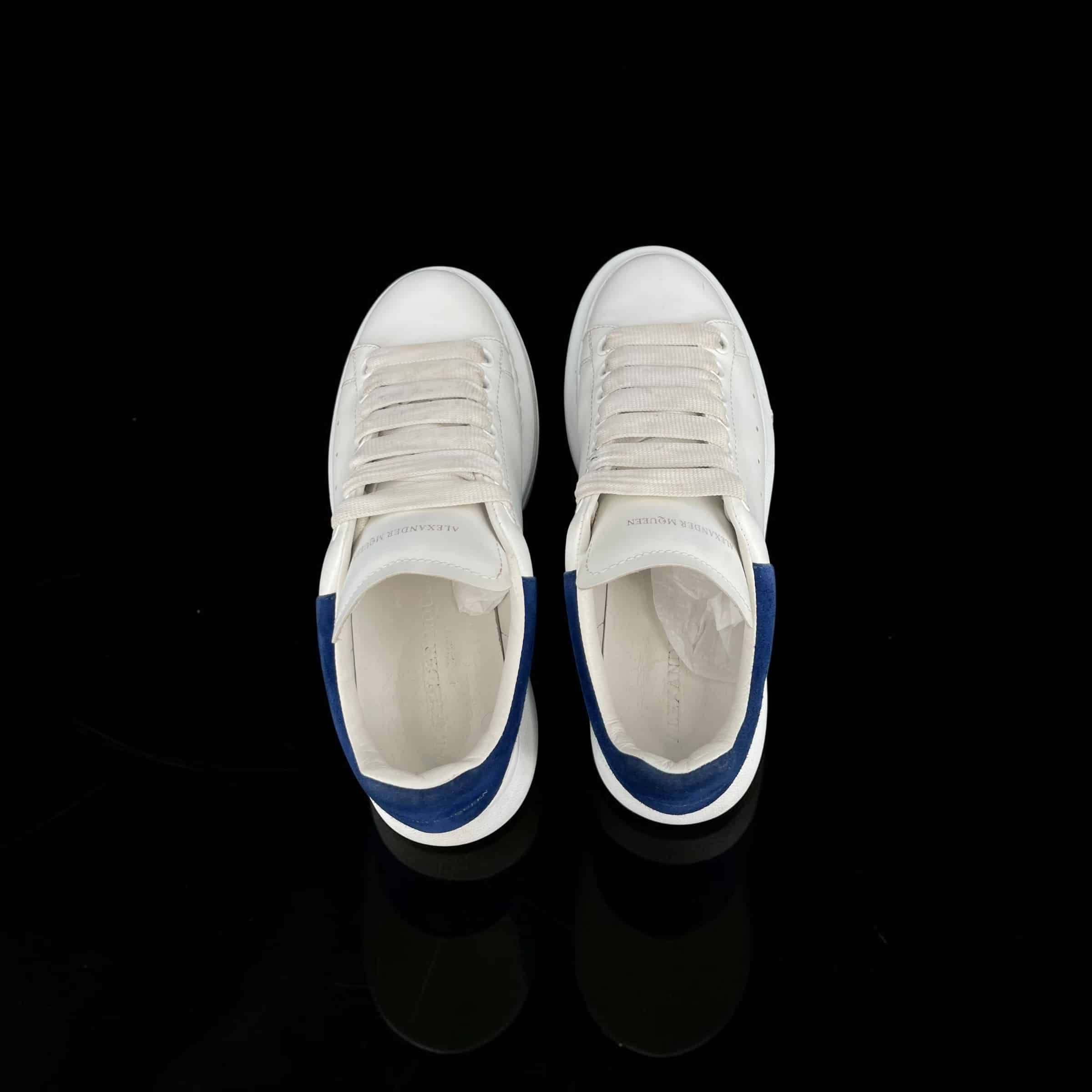 Alexander Mcqueen Oversize / Blanc / Bleu / 37 – 4
