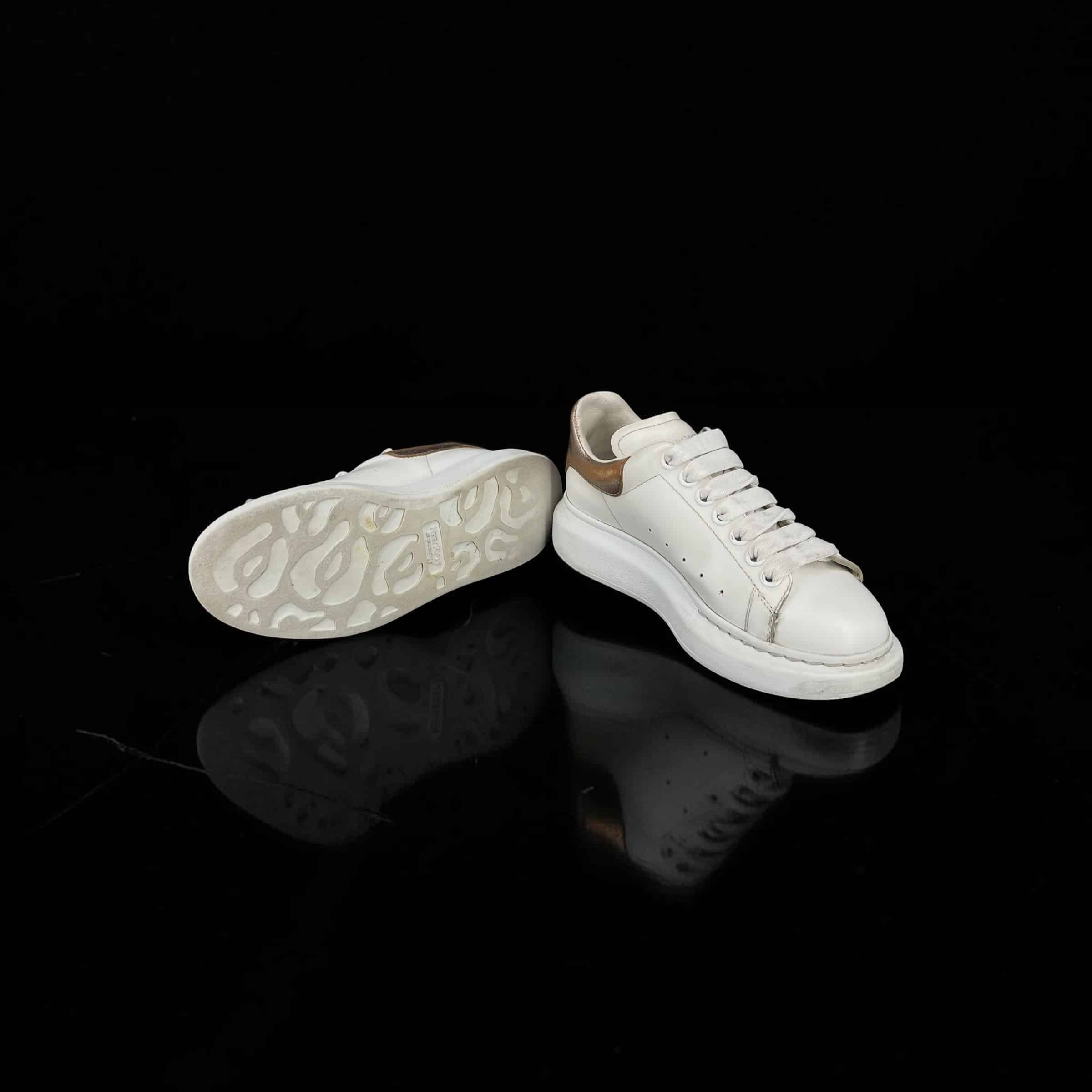 Alexander Mcqueen Oversize Blanc/Bronze 36.5 – 3