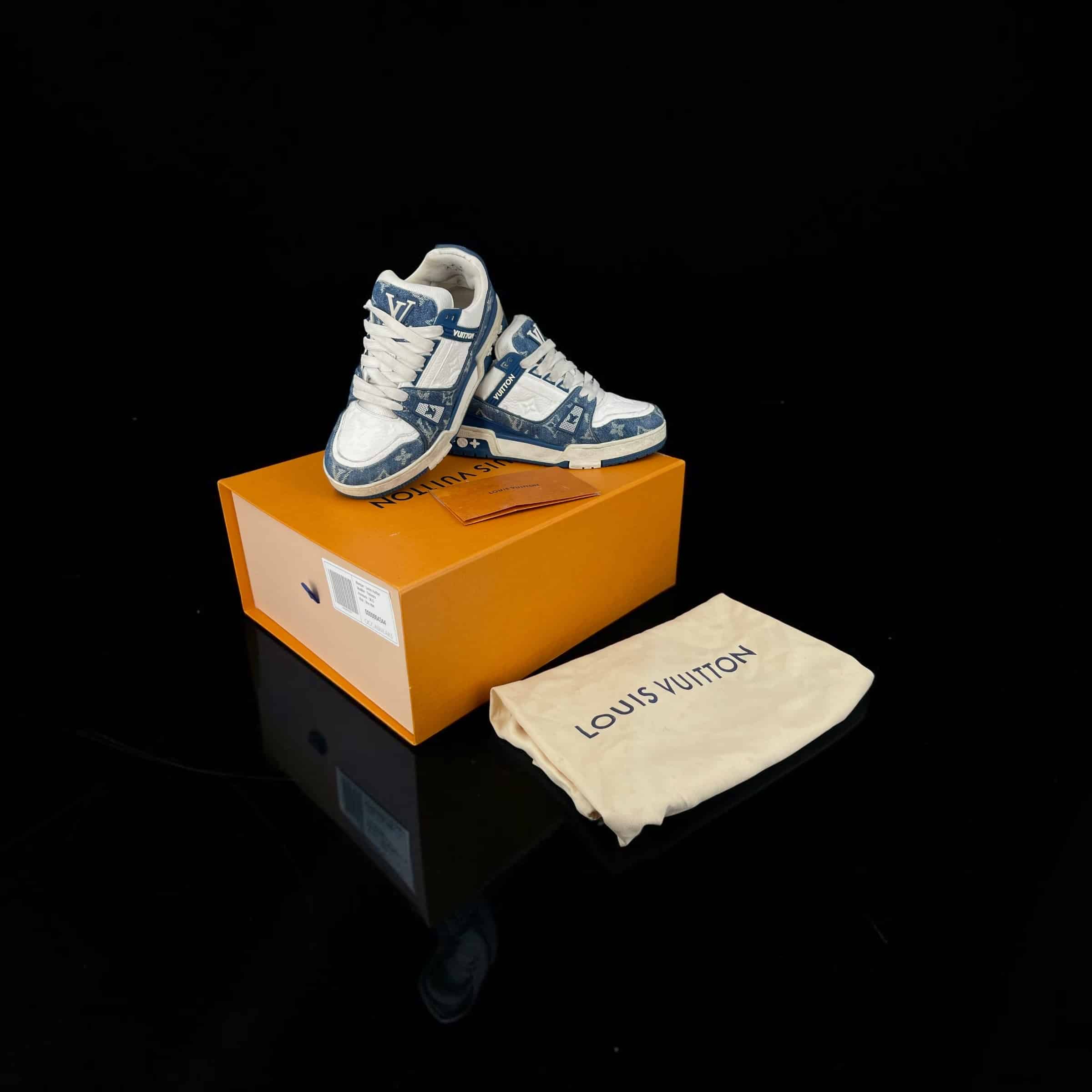 Louis Vuitton Trainers / Denim / Blanc / 36.5