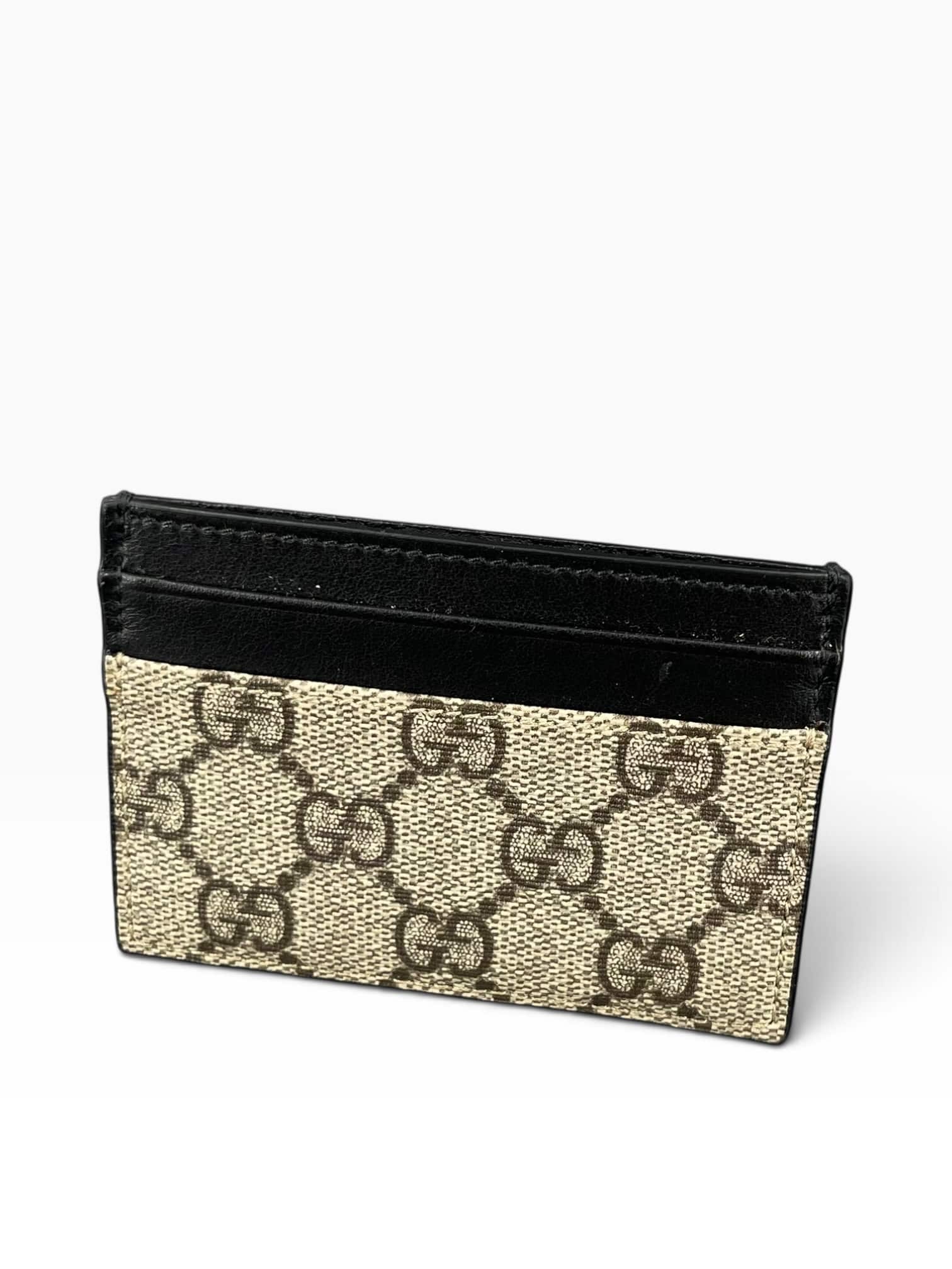 Gucci Porte carte  / Monogramme / Noir / Mini