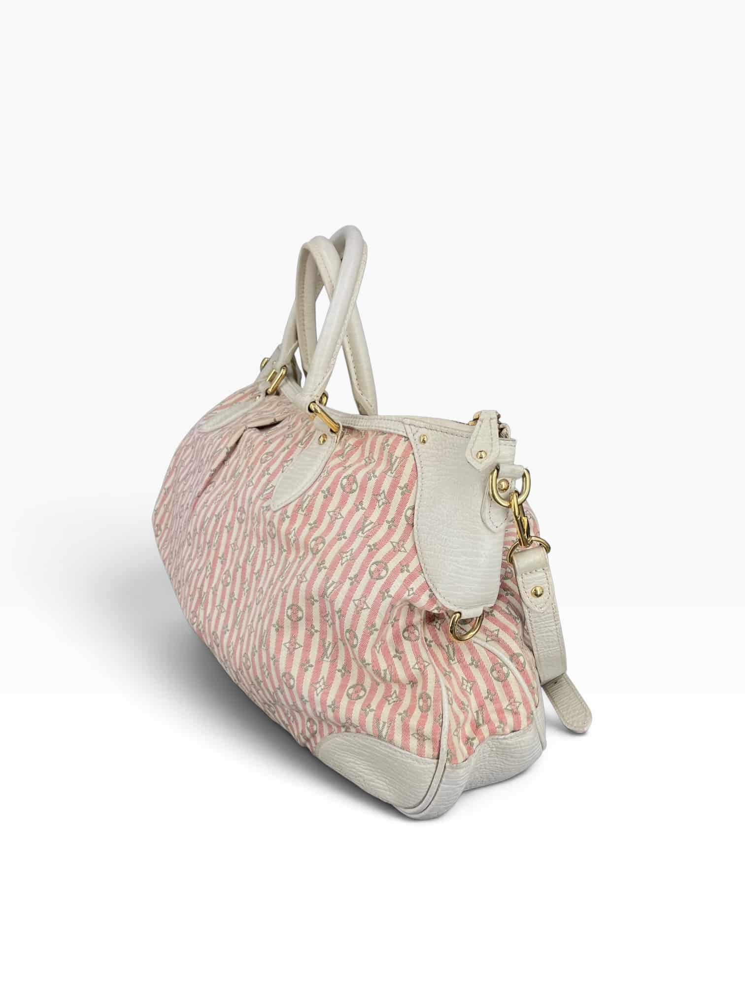 Louis Vuitton Mini Lin Marina / Blanc / Rose / Tall – 2