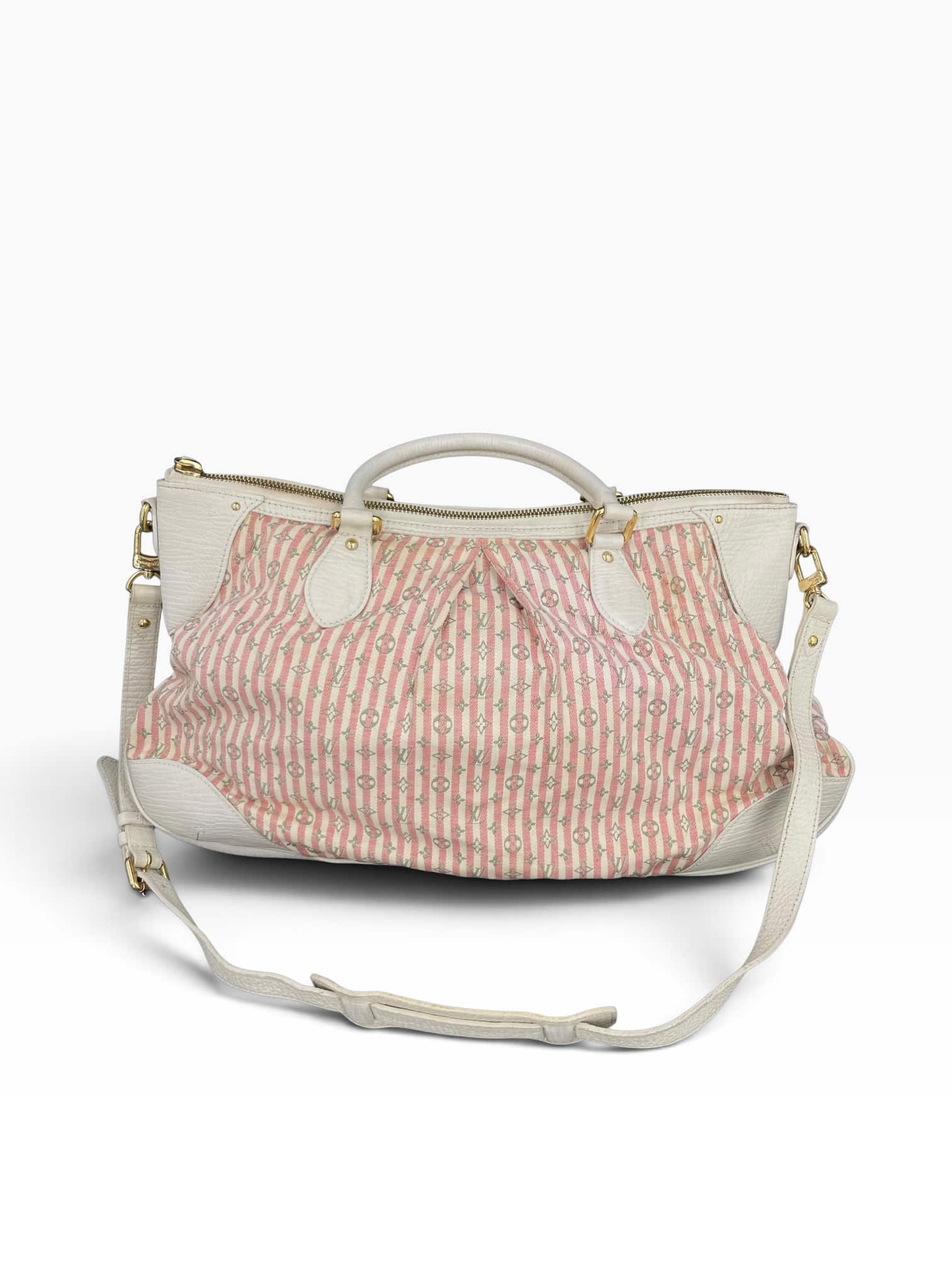 Louis Vuitton Mini Lin Marina / Blanc / Rose / Tall – 3